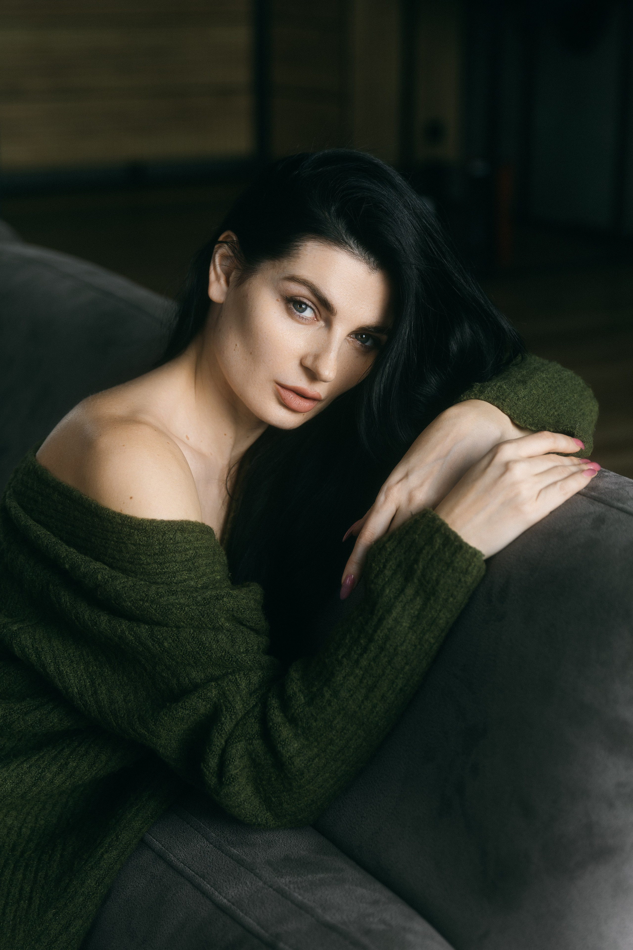 Яна — женский портрет в студии. Свадебный и портретный фотограф в Санкт-Петербурге Анна Демьянова