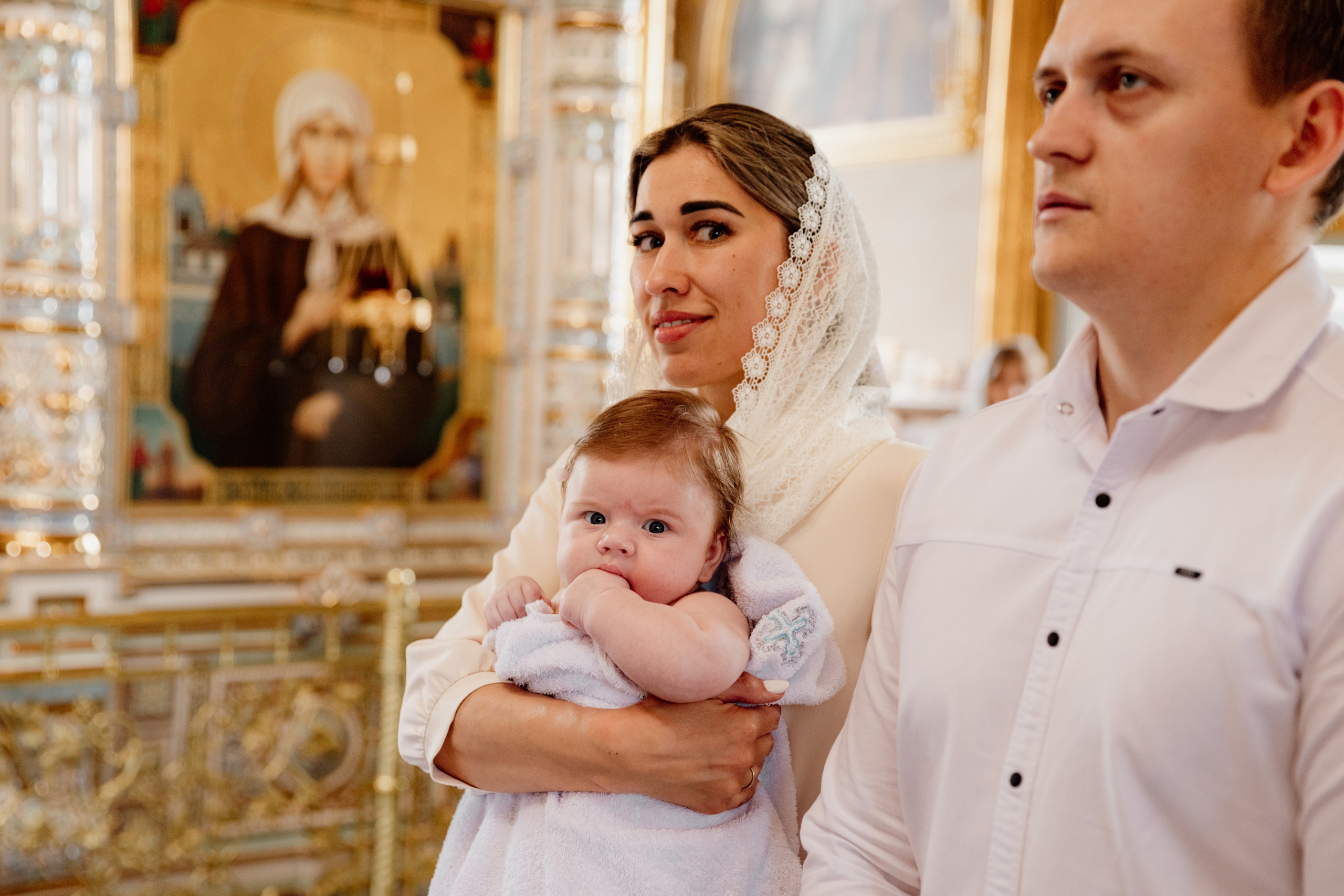 Крещение Ивана. Семейный фотограф документалист в Пензе Лопатинская Татья