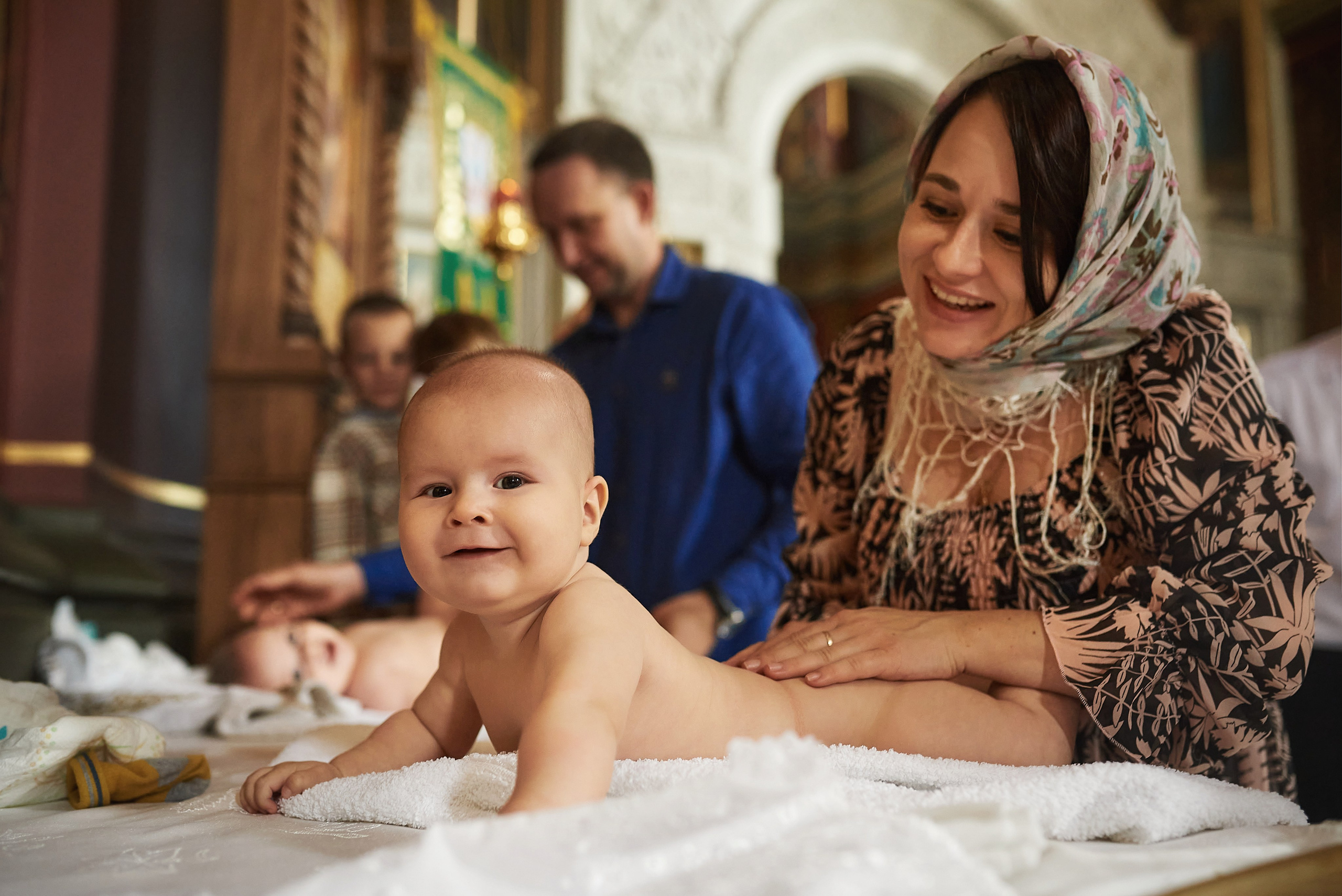 Двойное крещение в Новочеркасском соборе. Семейный фотограф в Ростове-на-Дону Татьяна Литвинова