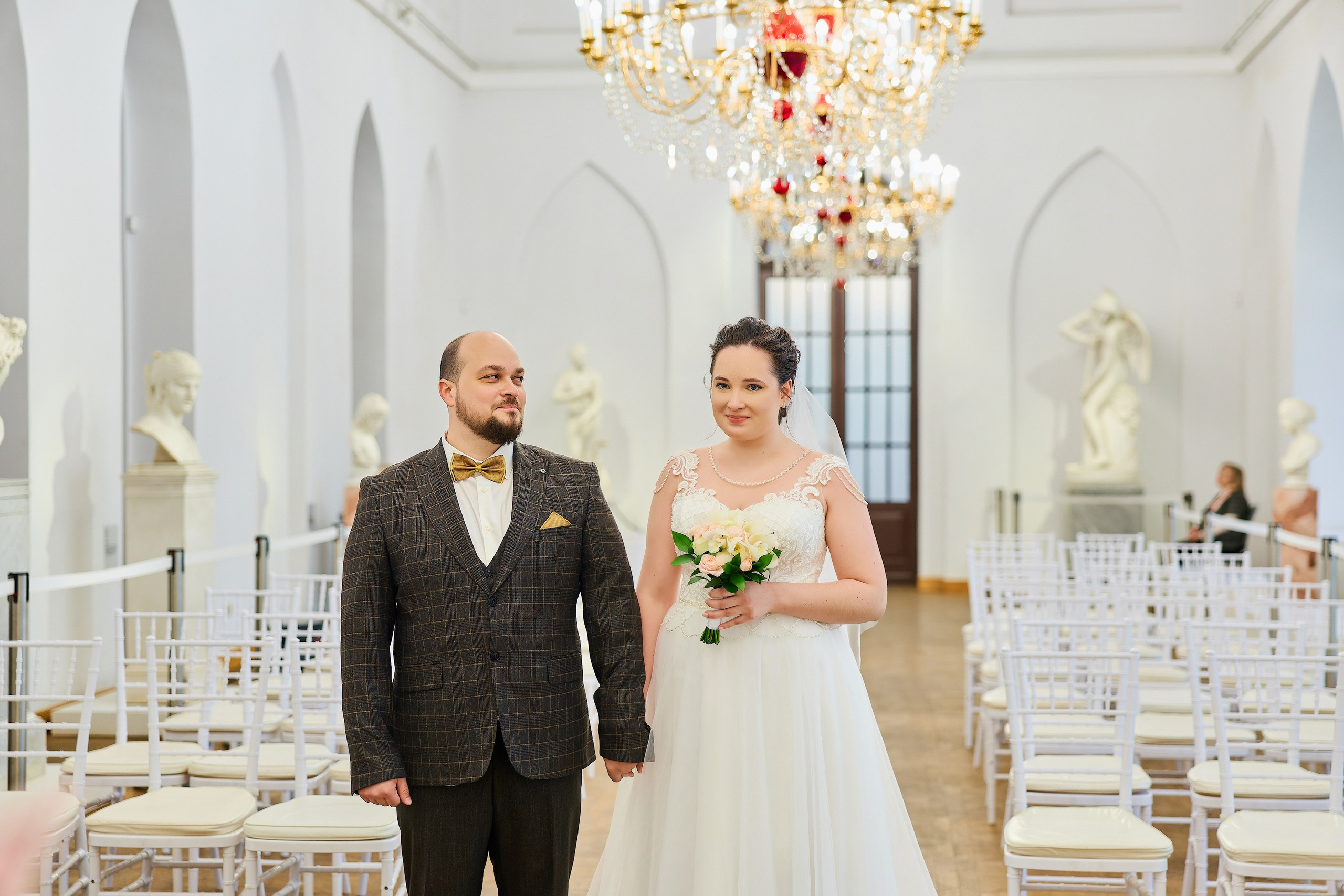 Свадебная фотосессия в Царицыно. Свадебный фотограф Сергей Колбинский