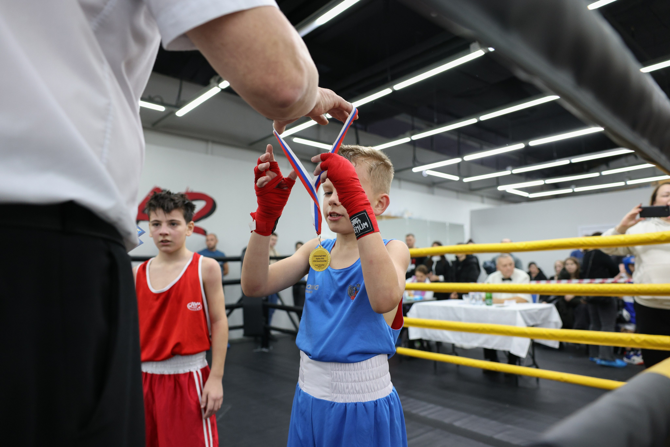 Открытый ринг «кубок ООО «ТЭК НеваСпецТяж». Фотограф Александр Заломаев