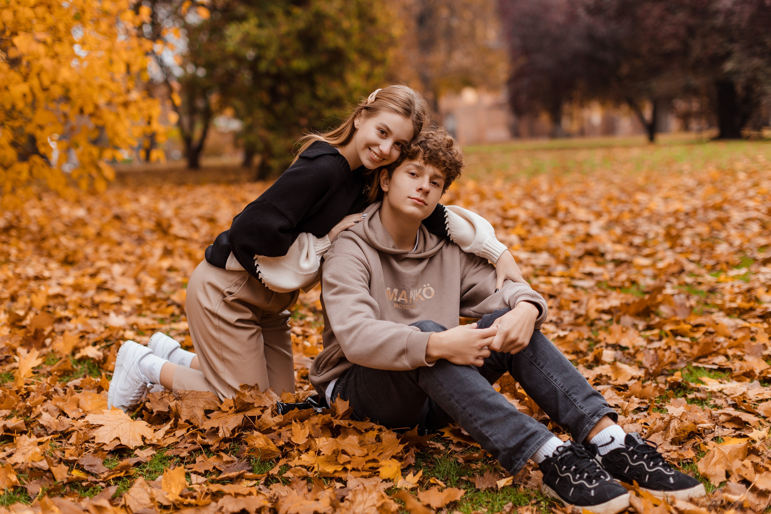 Семейная, золотая осень. Фотограф в Калининграде свадебная фотография, репортажная, фотосессии