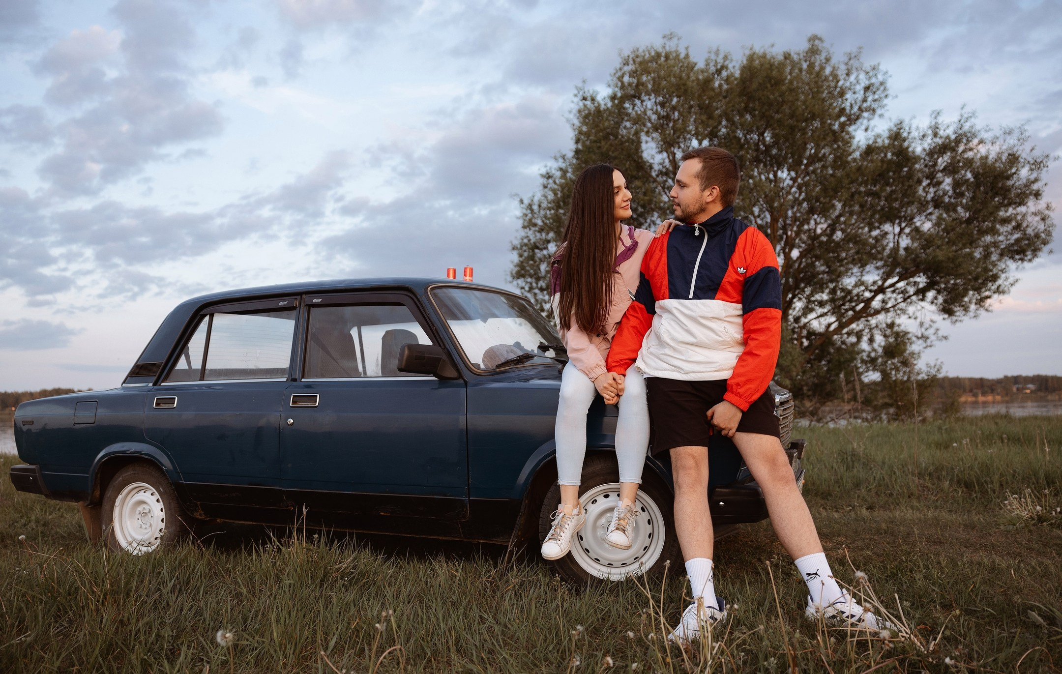 поцелуй фотосессия классика