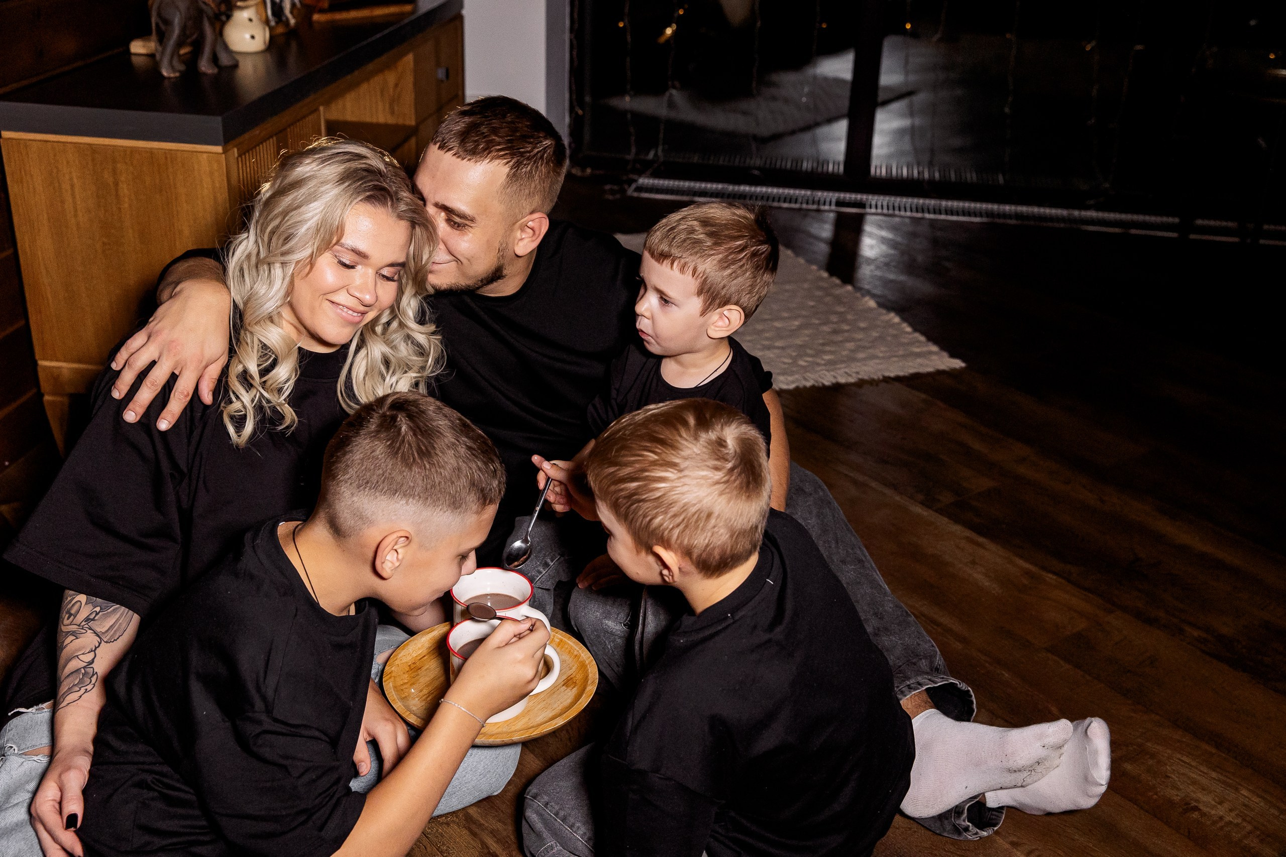 Эдуард и Дарья с сыновьями. Свадебный и семейный фотограф в Челябинске Юлия Ишимова