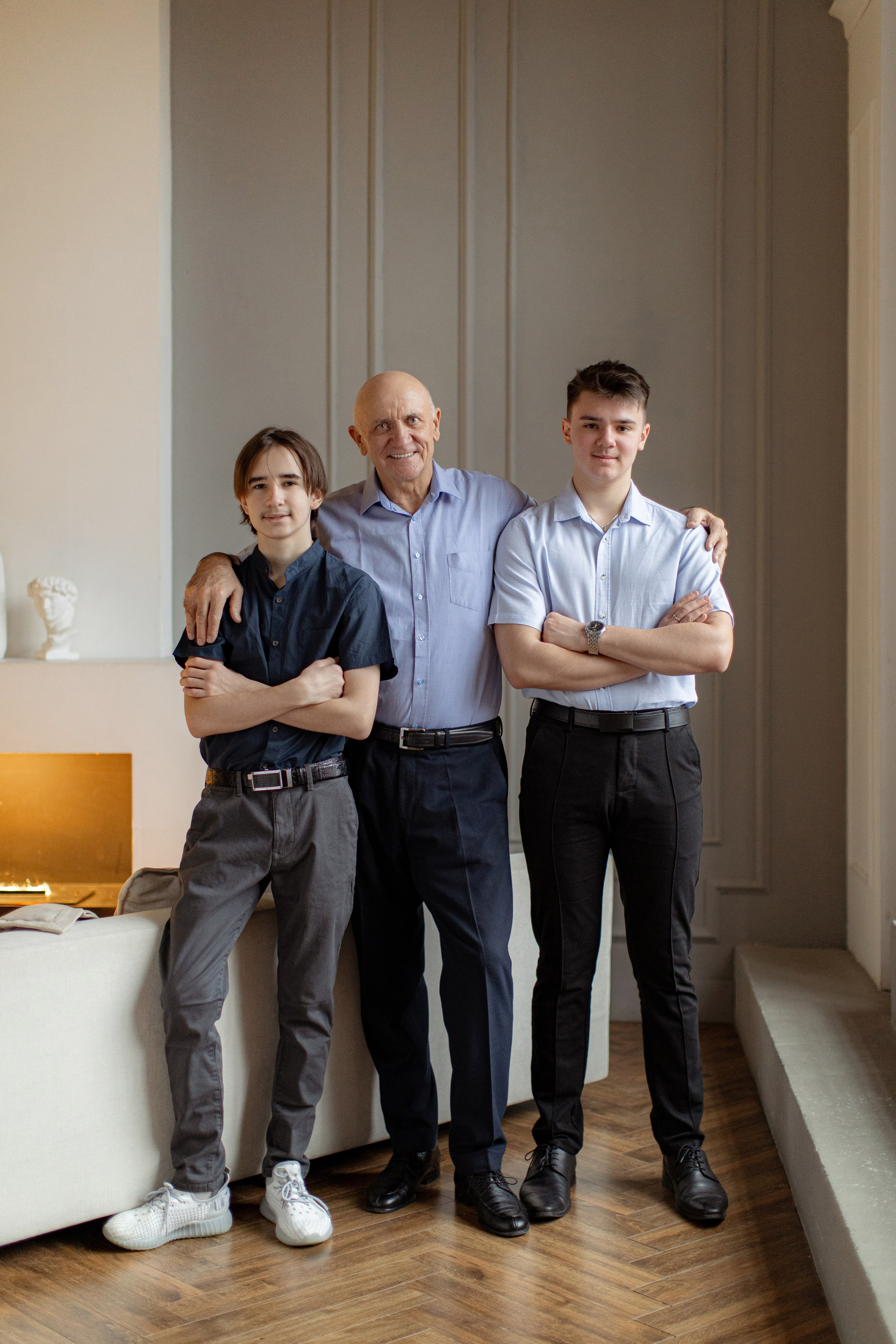 Семейная фотосессия в фотостудии в СПб