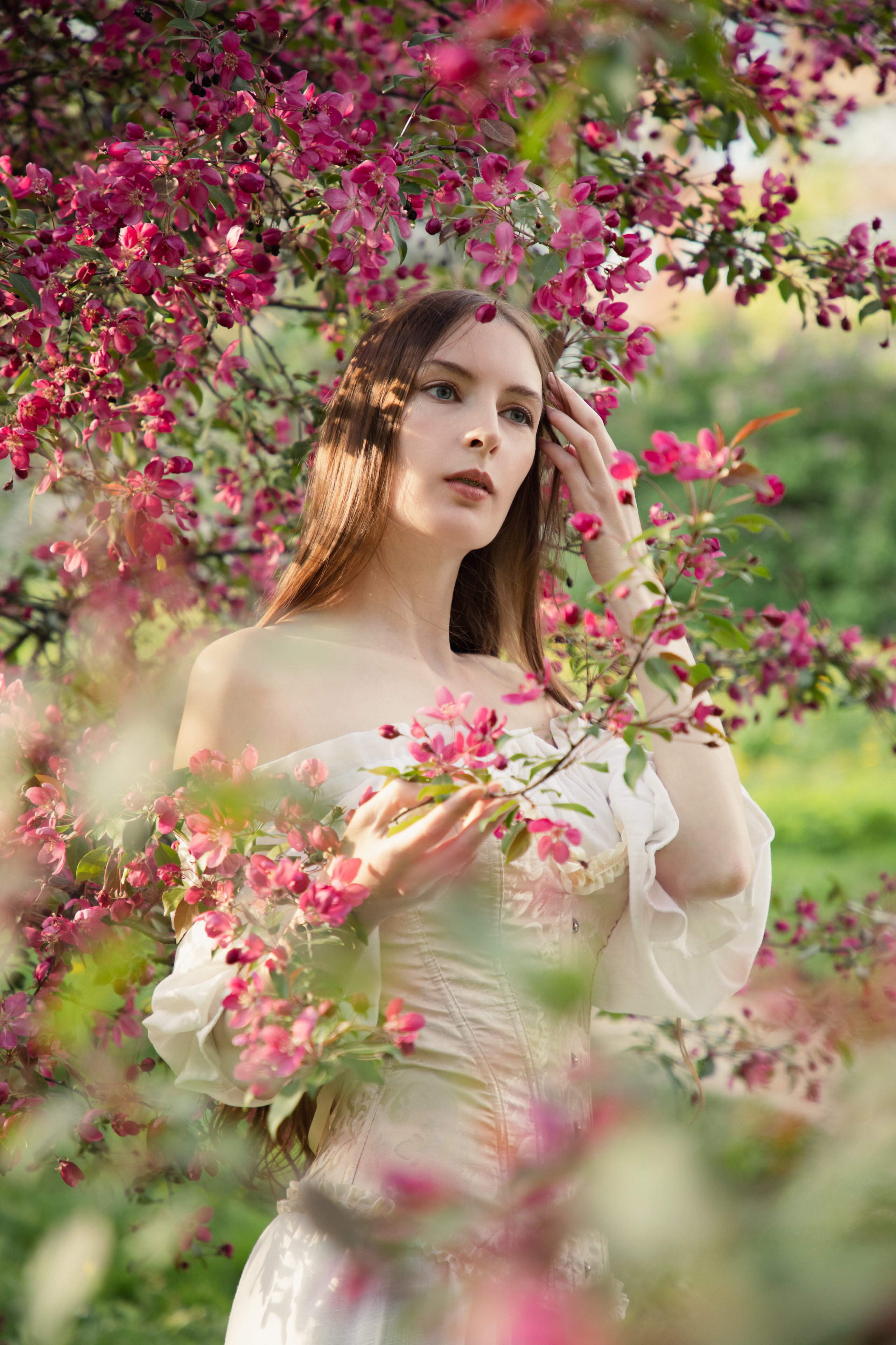 Пикник в розовых яблонях. Юлия Башкатова, сказочный фотограф, Москва