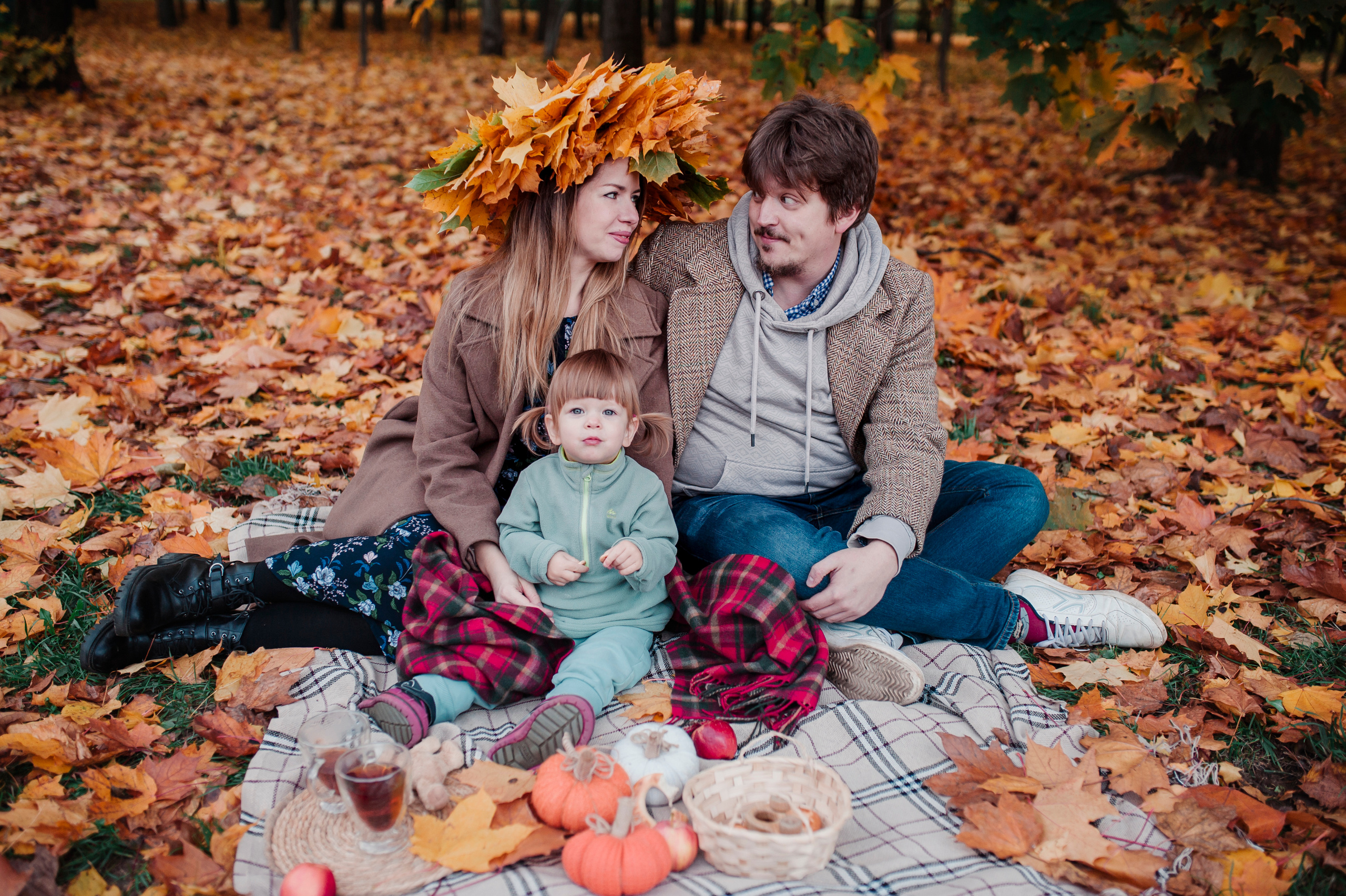 Осенний пикник. Выпускные альбомы Москва и МО. Школьный и семейный фотограф