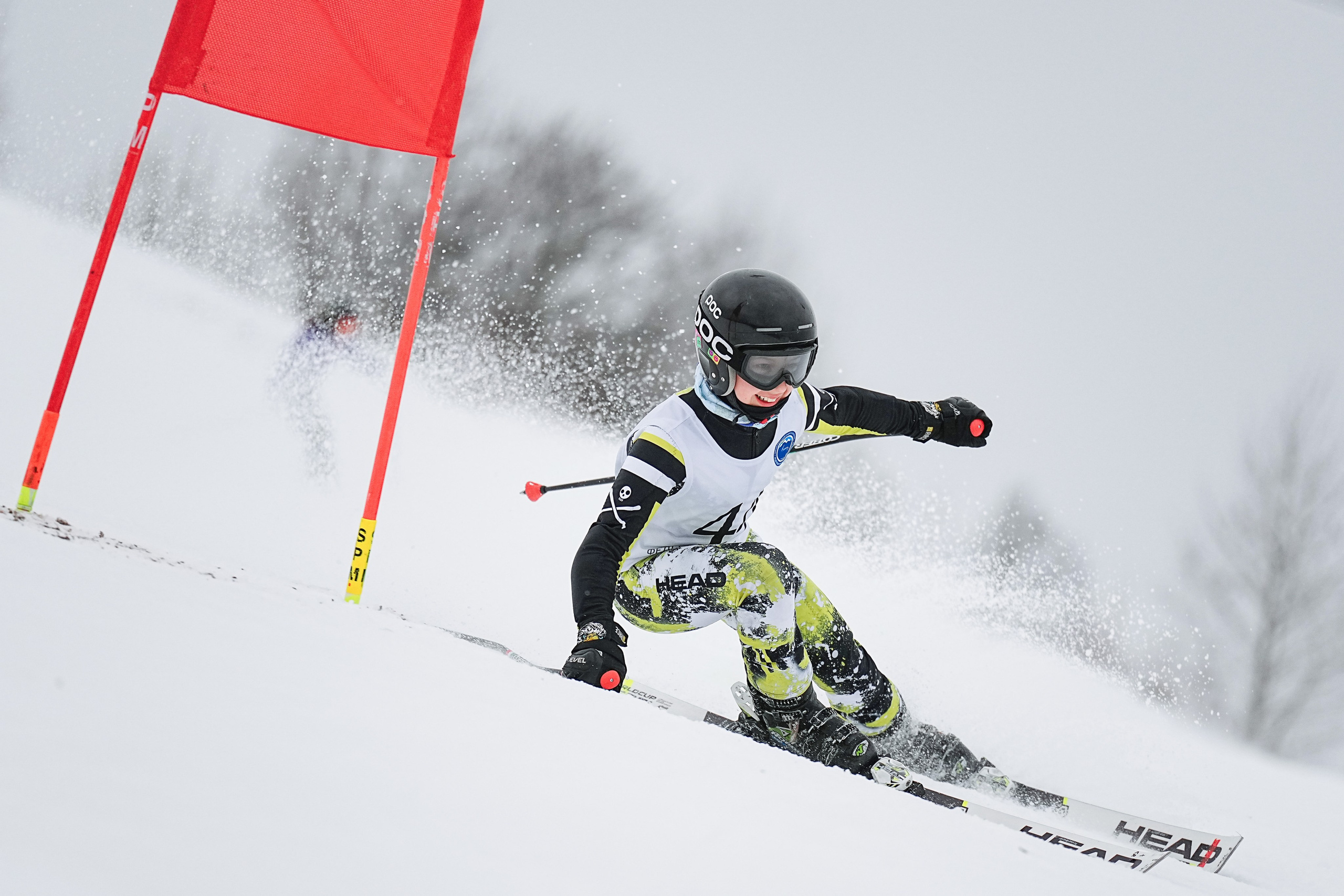 Горные лыжи. Первенство Центрального Федерального Округа. GS U14 Шуколово. Фотограф Студитский Евгений