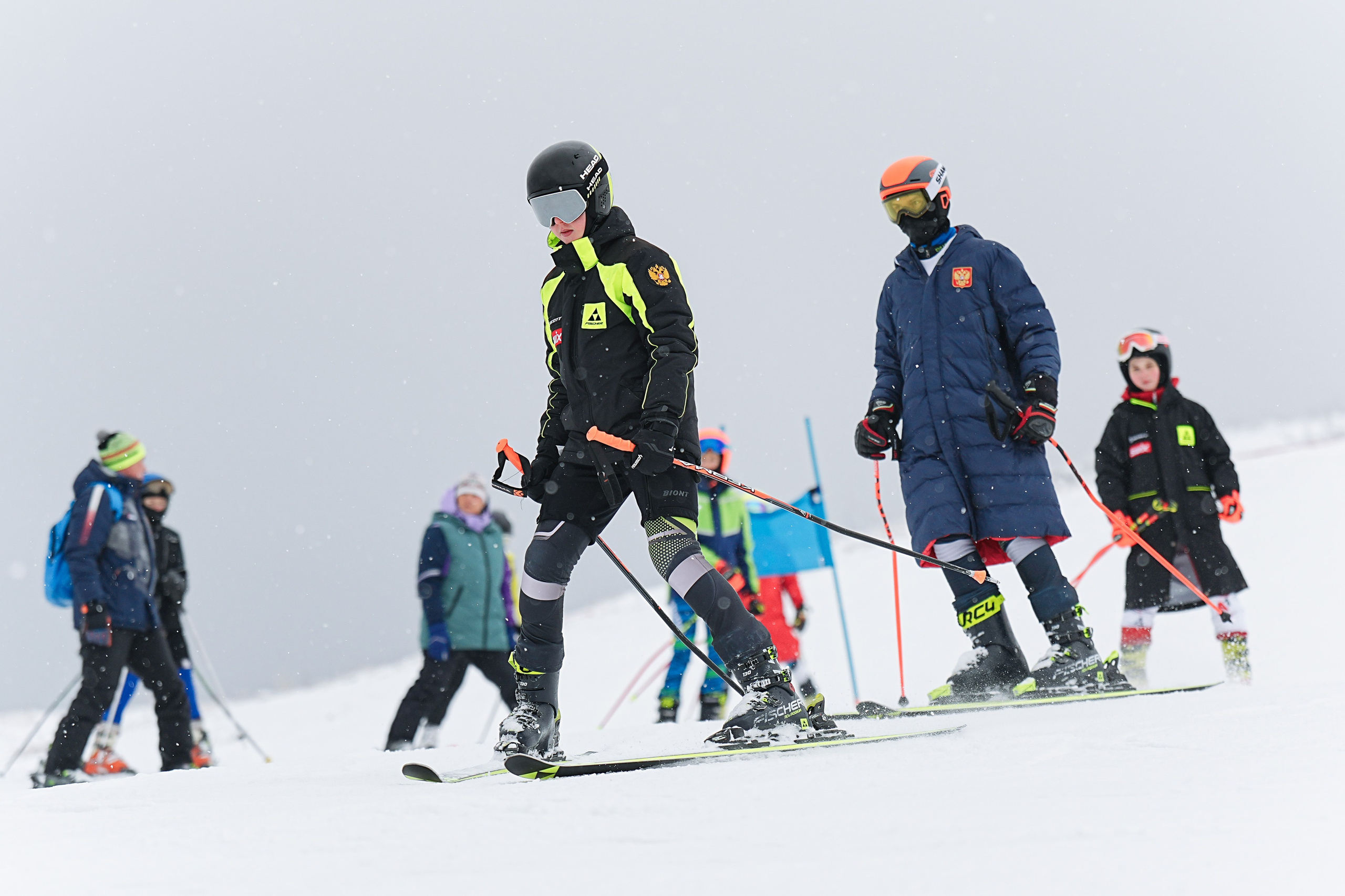 Горные лыжи. Первенство Центрального Федерального Округа. GS U14 Шуколово. Фотограф Студитский Евгений