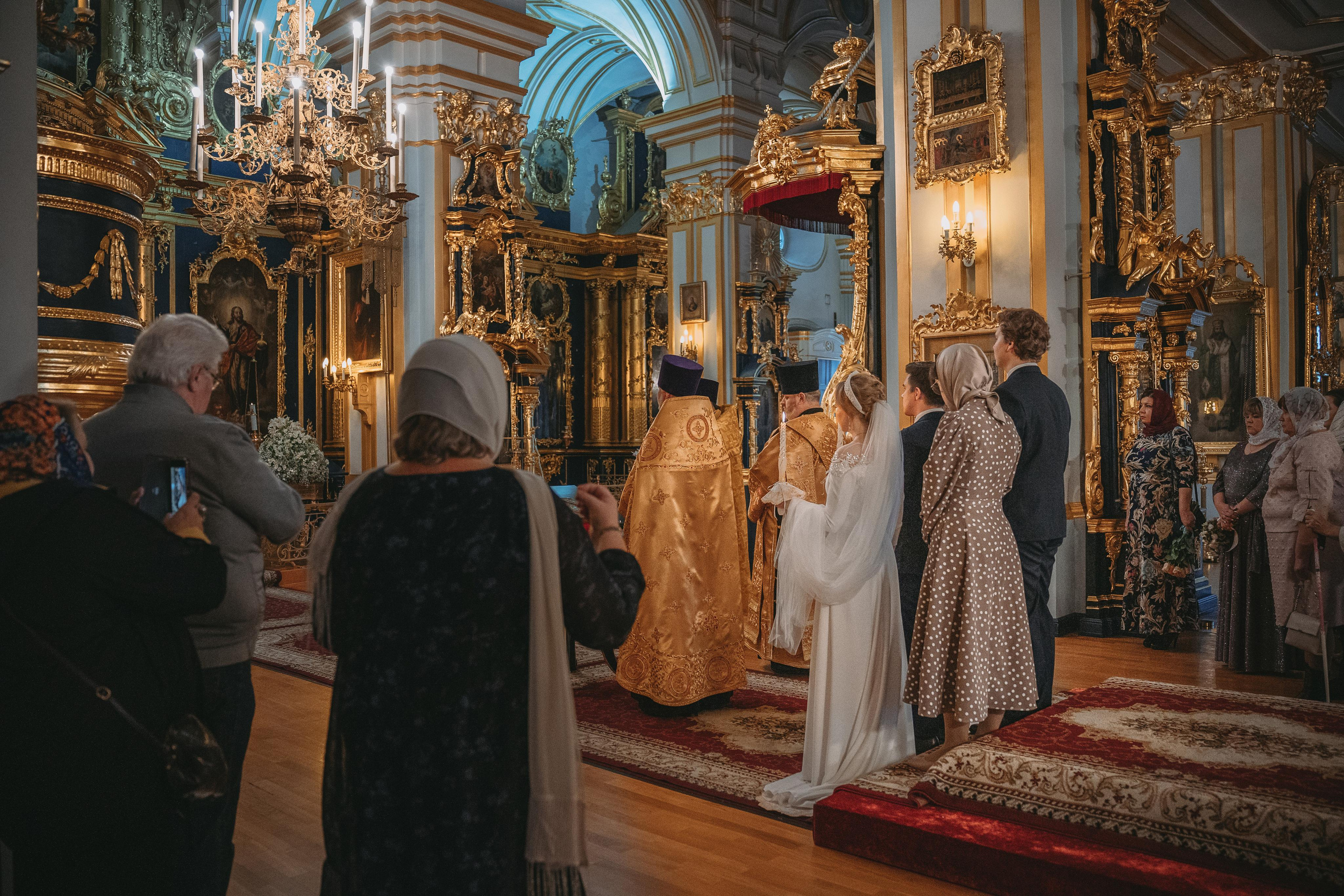 Венчание в Николо-Богоявленский Морском соборе в Санкт Петербурге