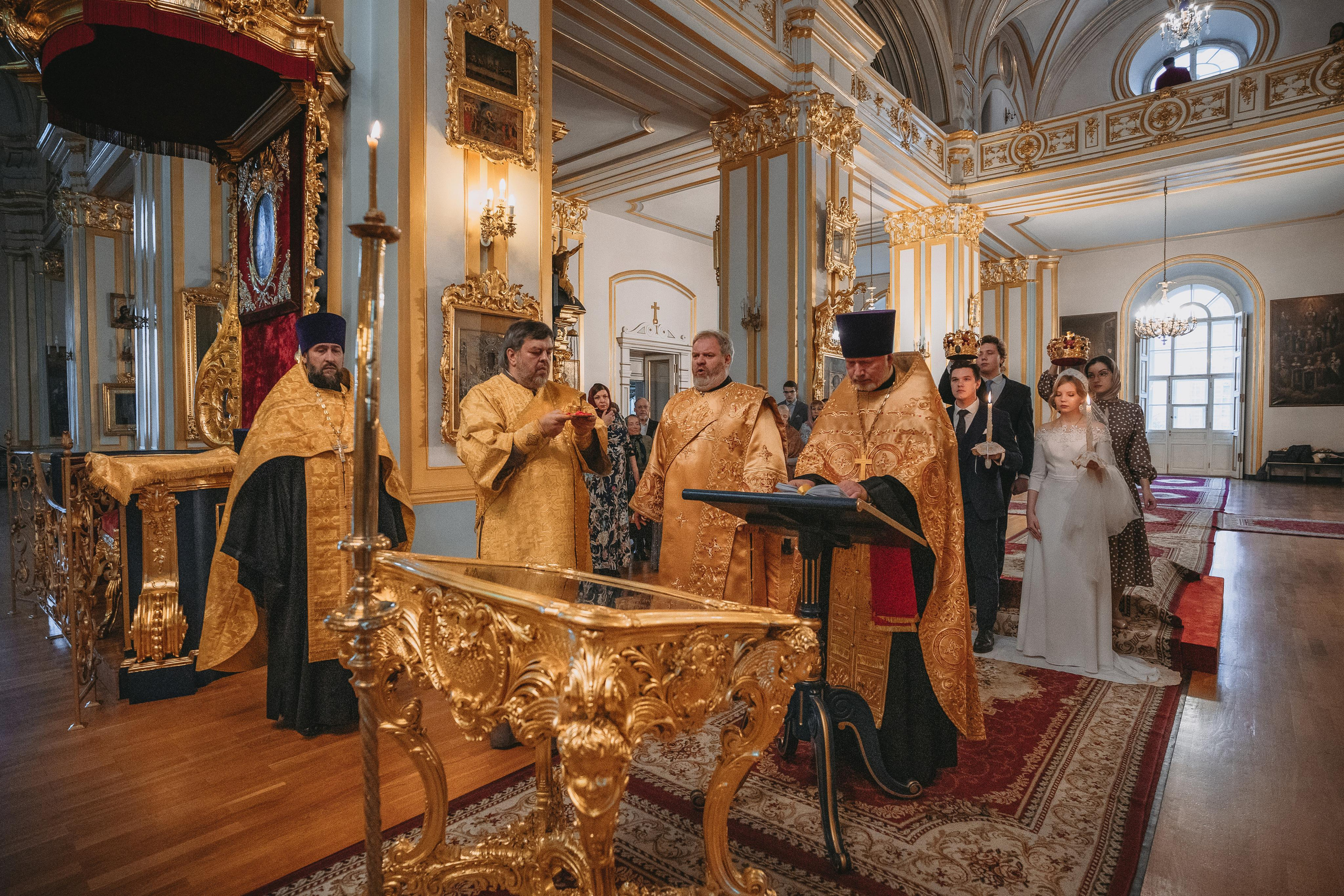 Венчание в Николо-Богоявленский Морском соборе в Санкт Петербурге