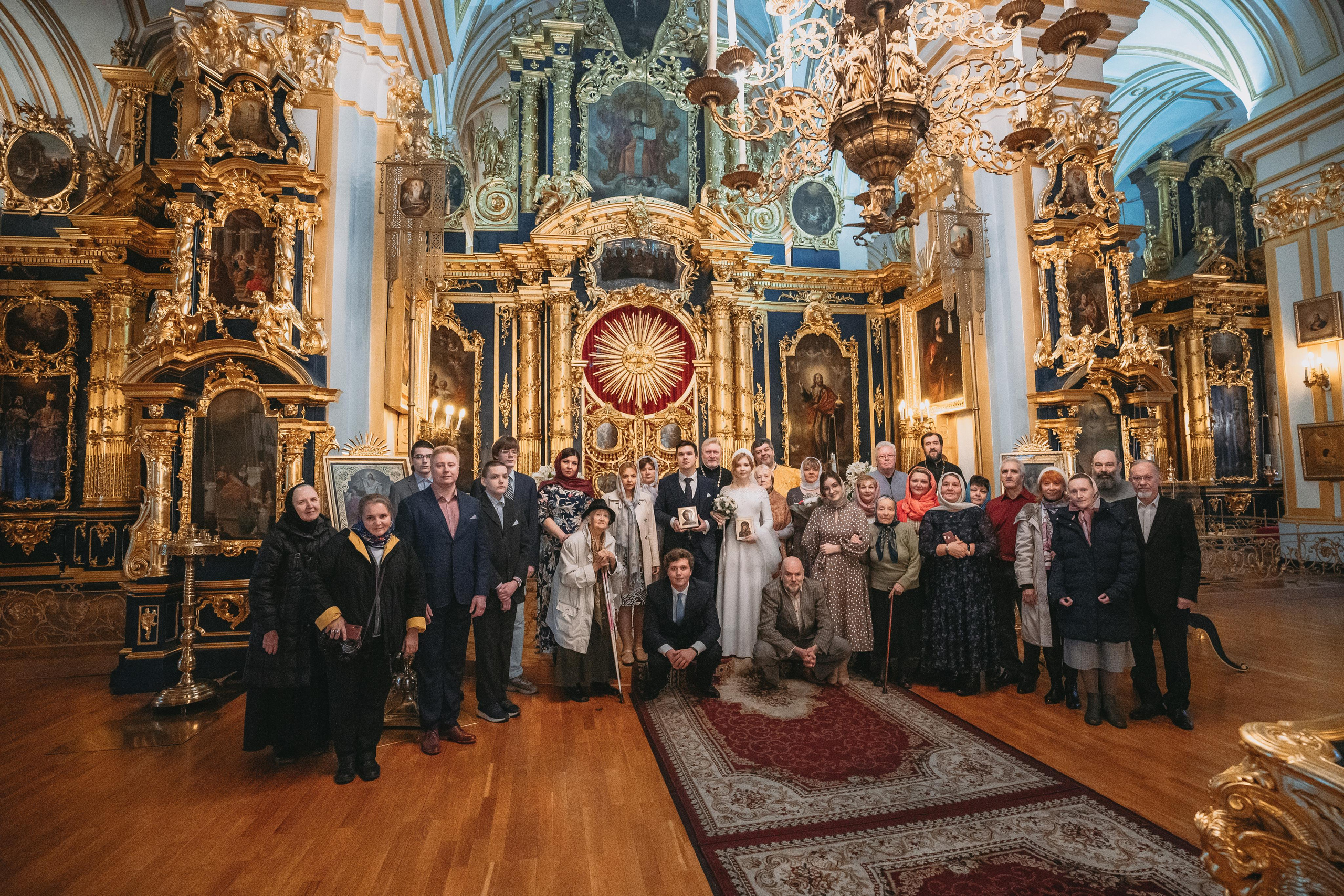 Венчание в Николо-Богоявленский Морском соборе в Санкт Петербурге