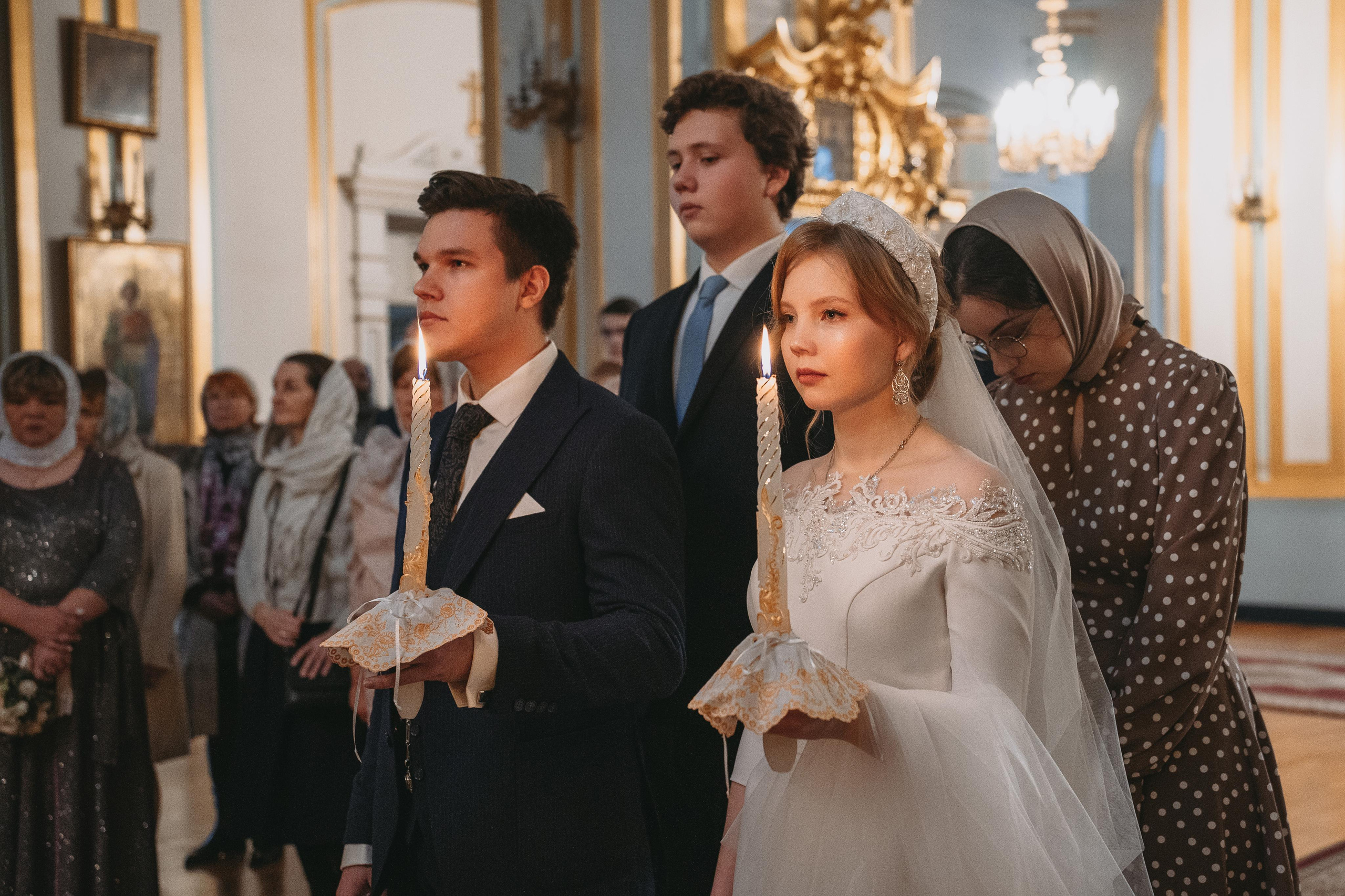 Венчание в Николо-Богоявленский Морском соборе в Санкт Петербурге