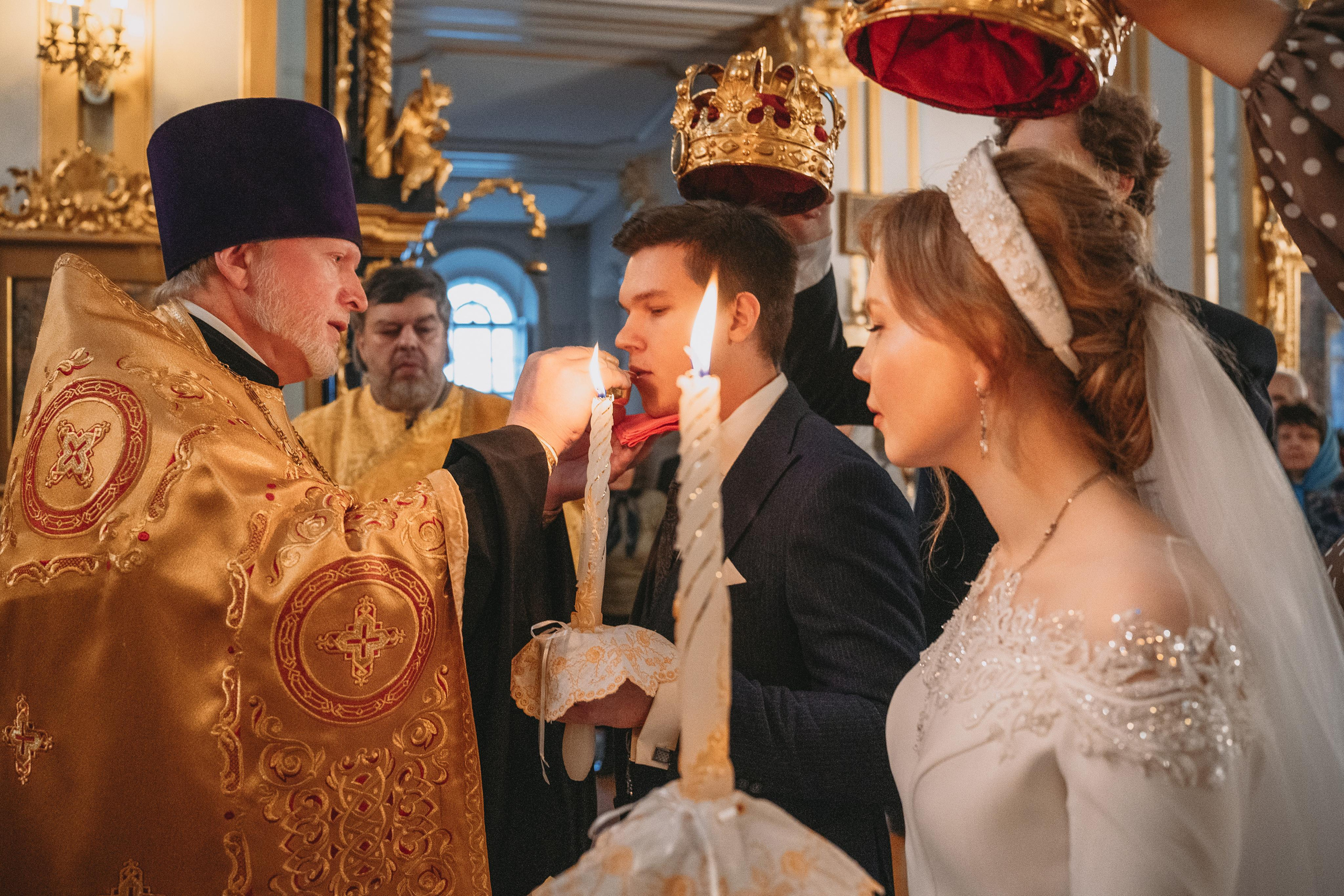 Венчание в Николо-Богоявленский Морском соборе в Санкт Петербурге