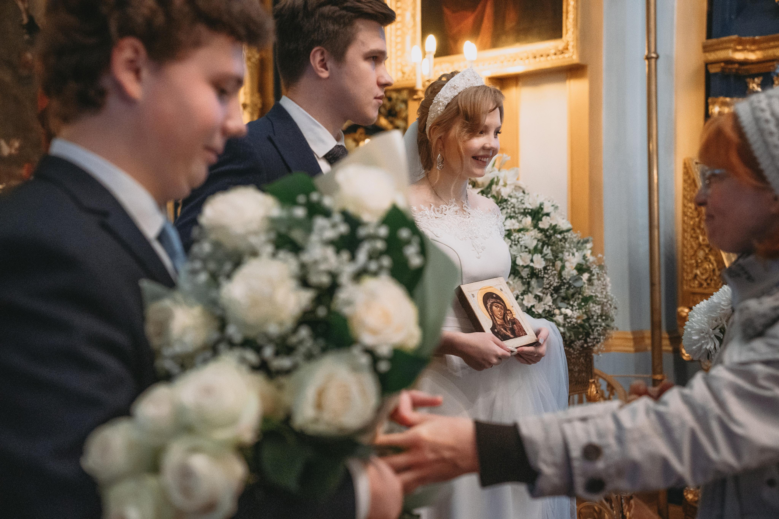 Венчание в Николо-Богоявленский Морском соборе в Санкт Петербурге