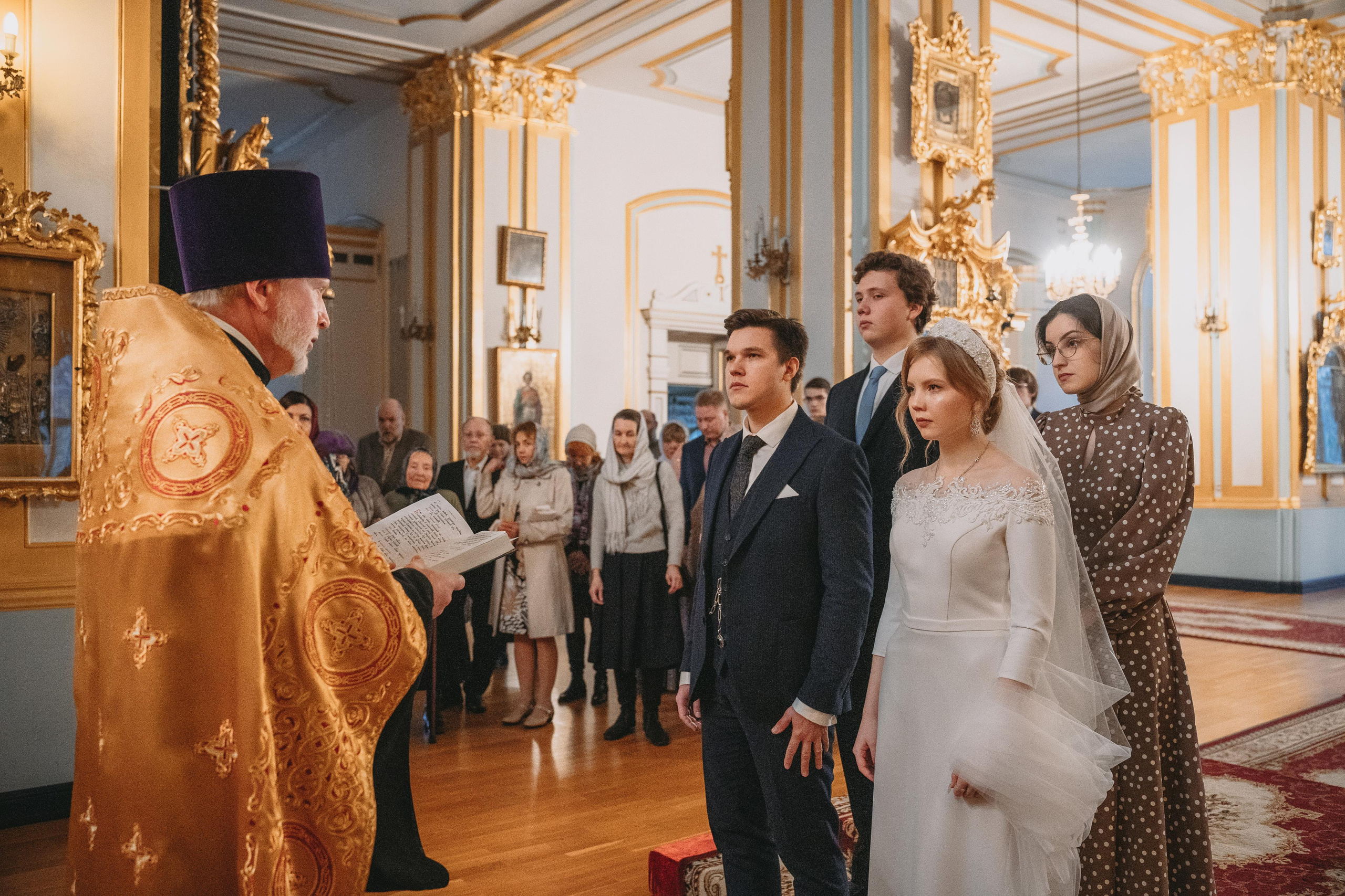 Венчание в Николо-Богоявленский Морском соборе в Санкт Петербурге