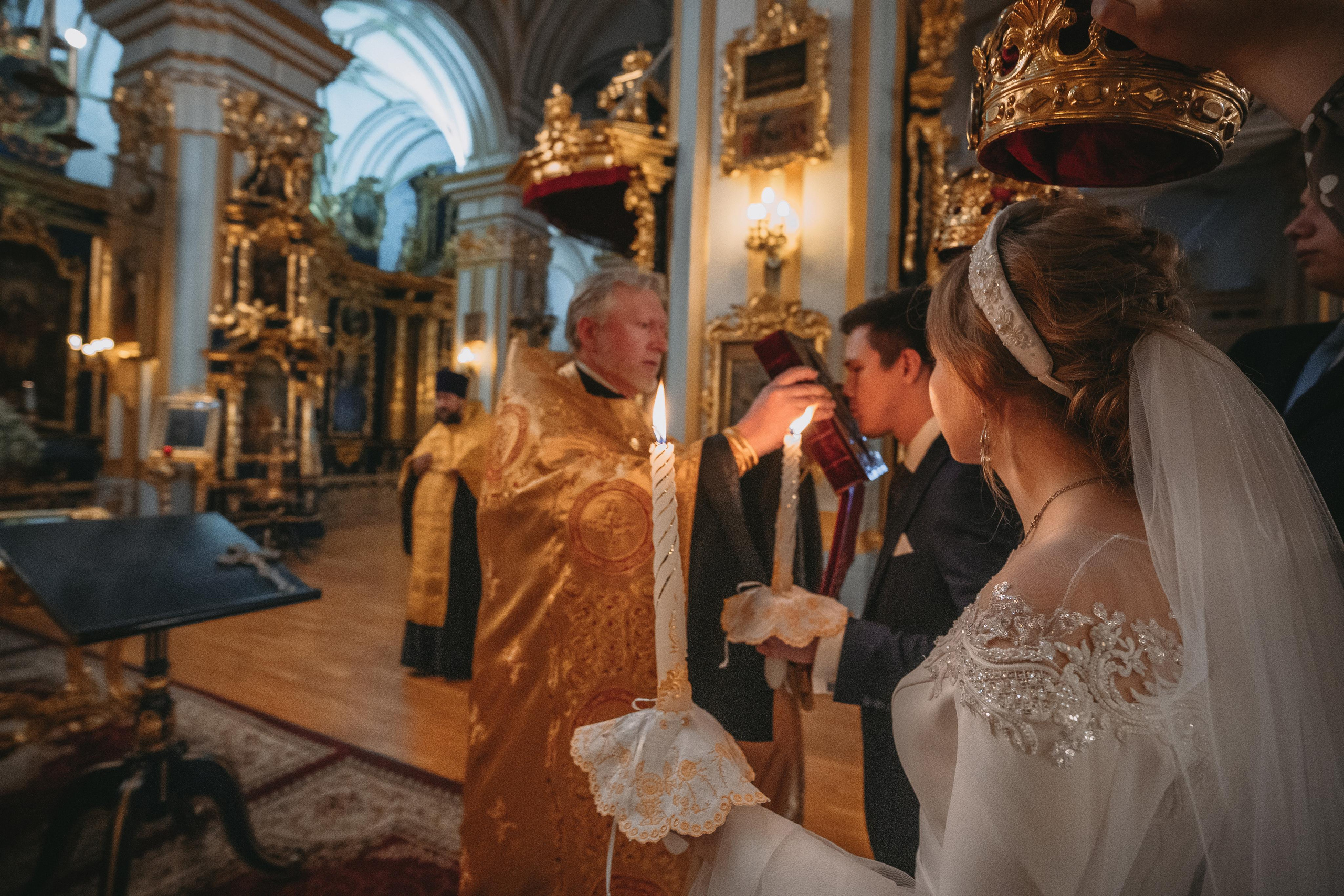 Венчание в Николо-Богоявленский Морском соборе в Санкт Петербурге