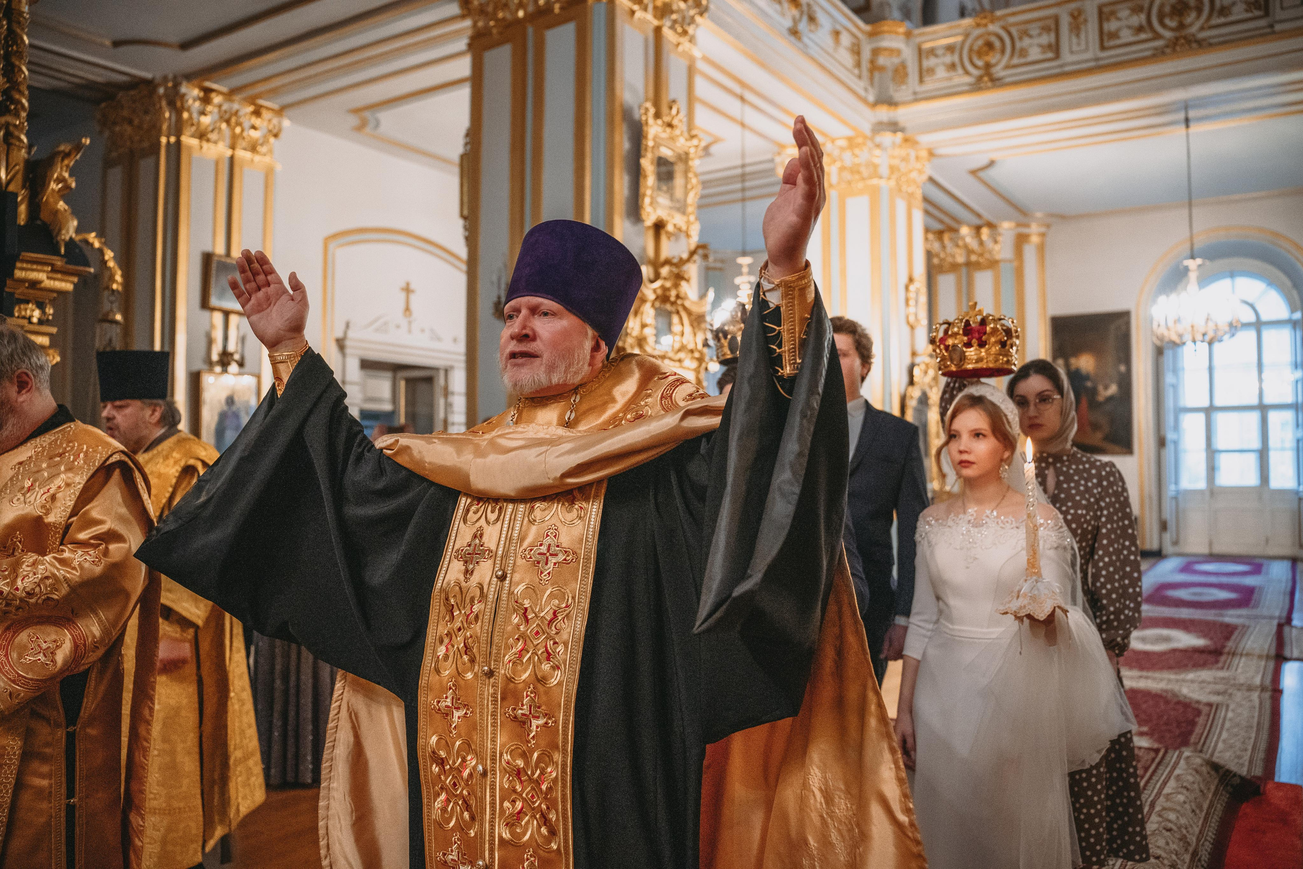 Венчание в Николо-Богоявленский Морском соборе в Санкт Петербурге