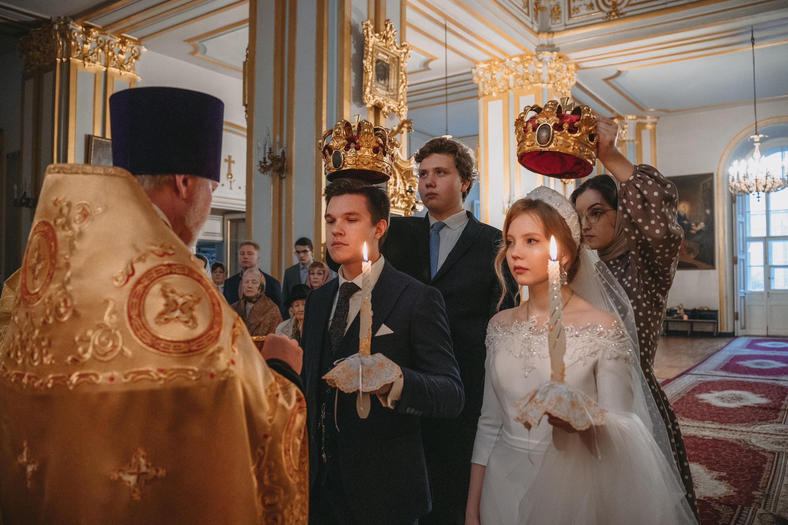 Венчание в Николо-Богоявленский Морском соборе в Санкт Петербурге