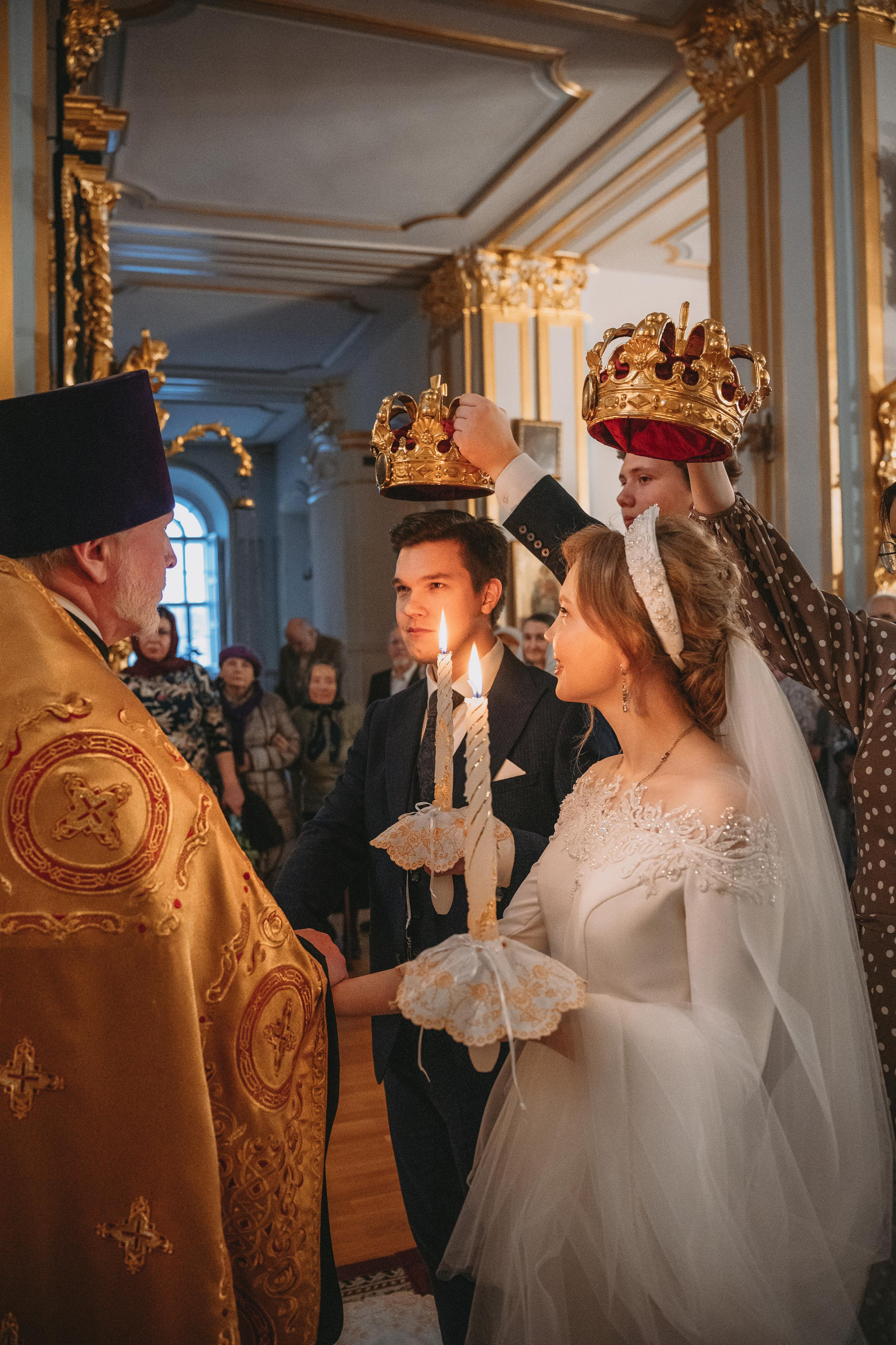 Венчание в Николо-Богоявленский Морском соборе в Санкт Петербурге