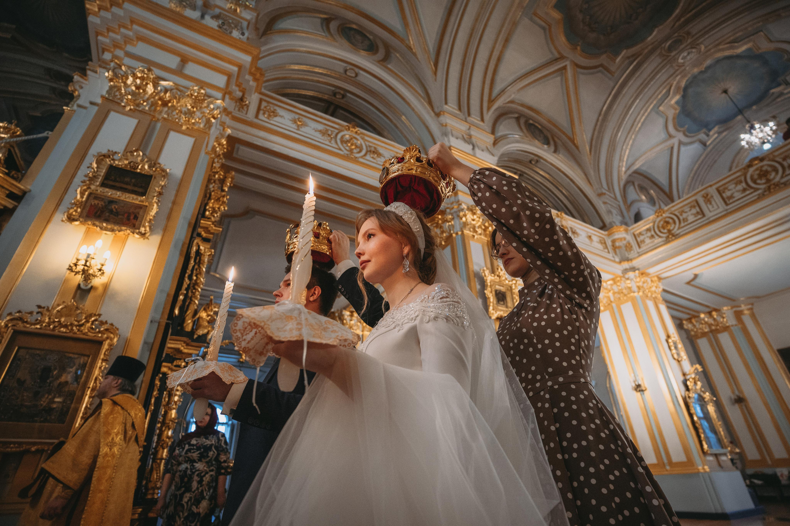 Венчание в Николо-Богоявленский Морском соборе в Санкт Петербурге