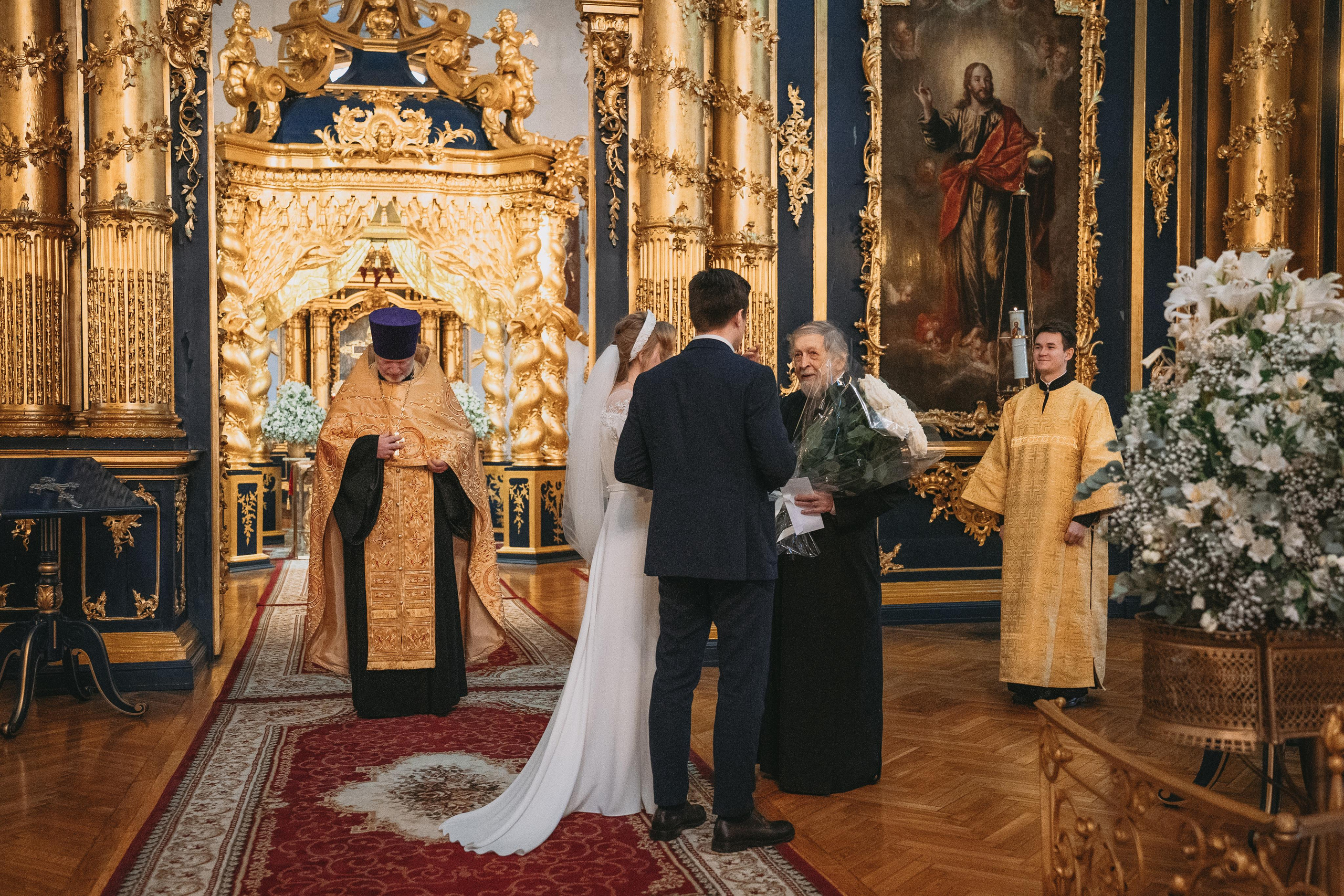 Венчание в Николо-Богоявленский Морском соборе в Санкт Петербурге