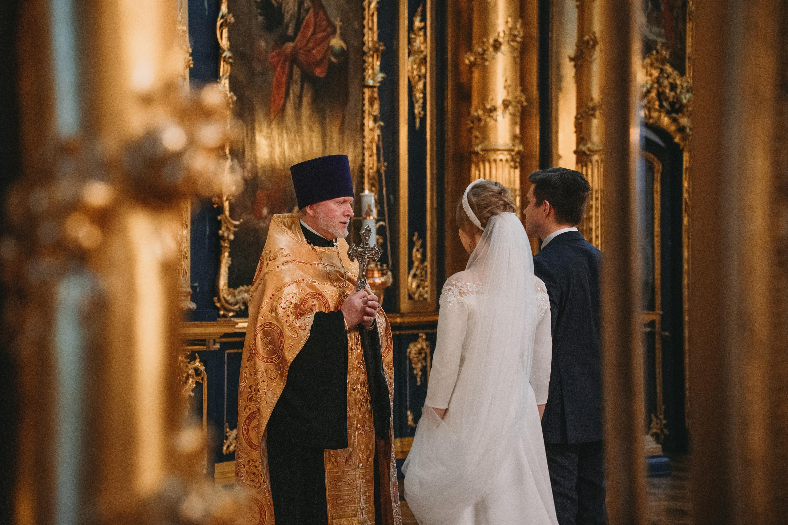 Венчание в Николо-Богоявленский Морском соборе в Санкт Петербурге