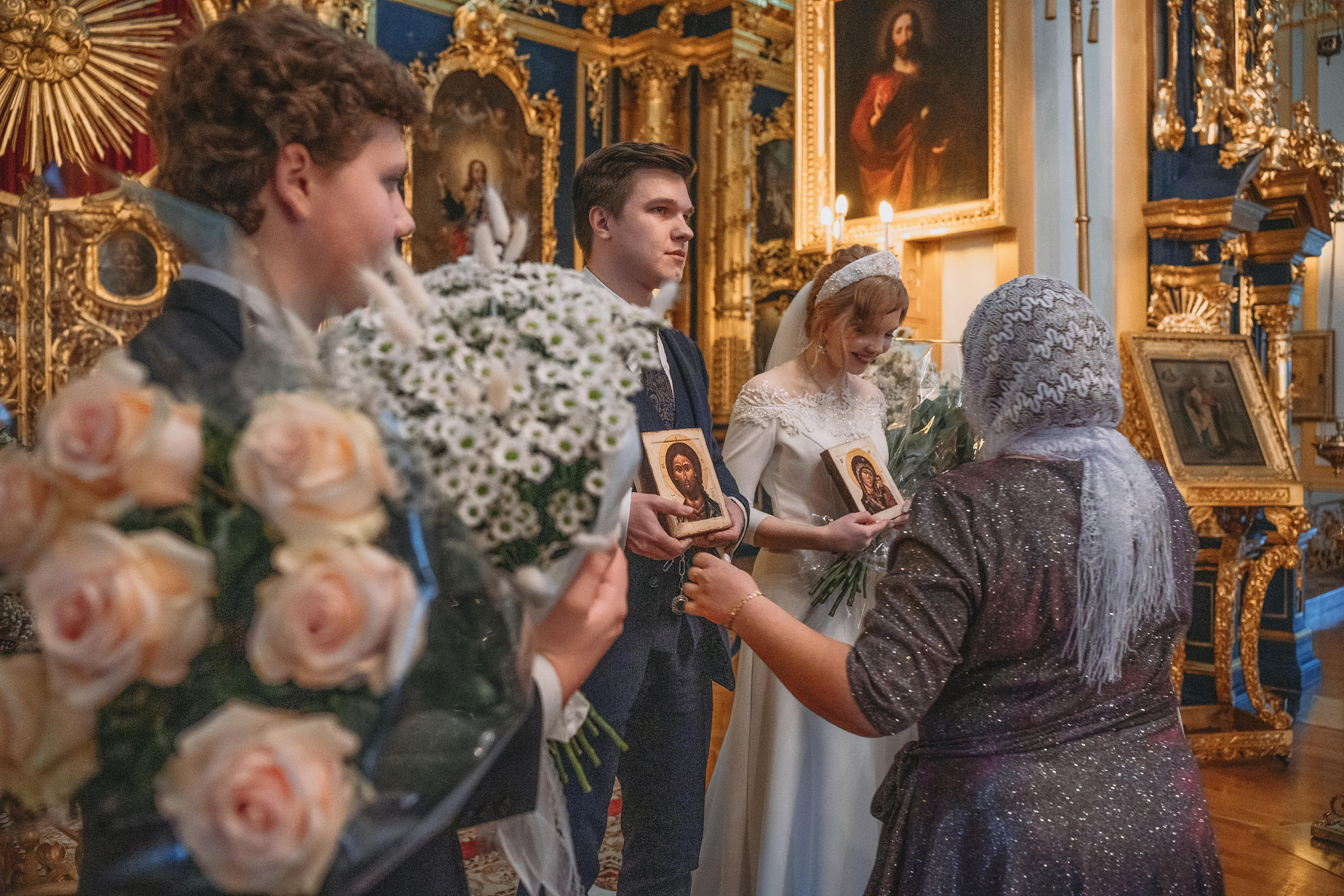Венчание в Николо-Богоявленский Морском соборе в Санкт Петербурге