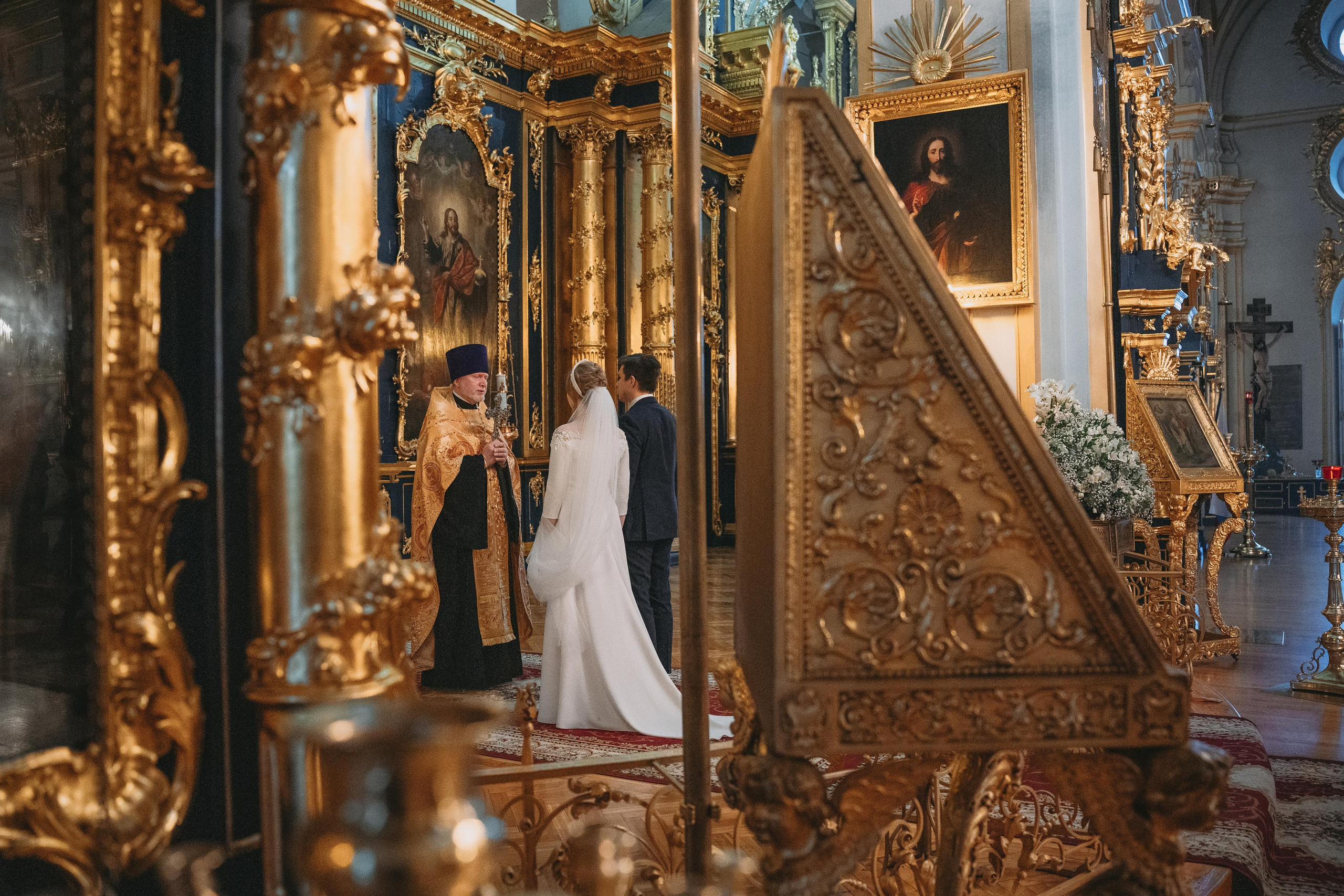 Венчание в Николо-Богоявленский Морском соборе в Санкт Петербурге