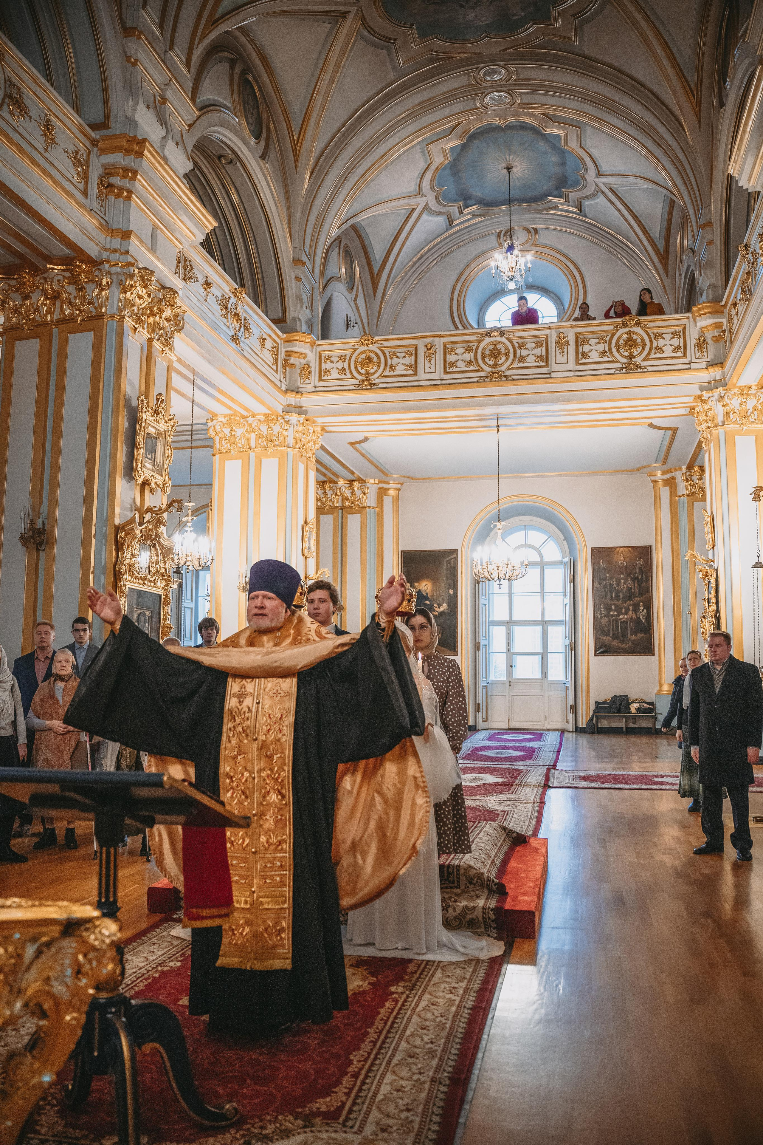 Венчание в Николо-Богоявленский Морском соборе в Санкт Петербурге
