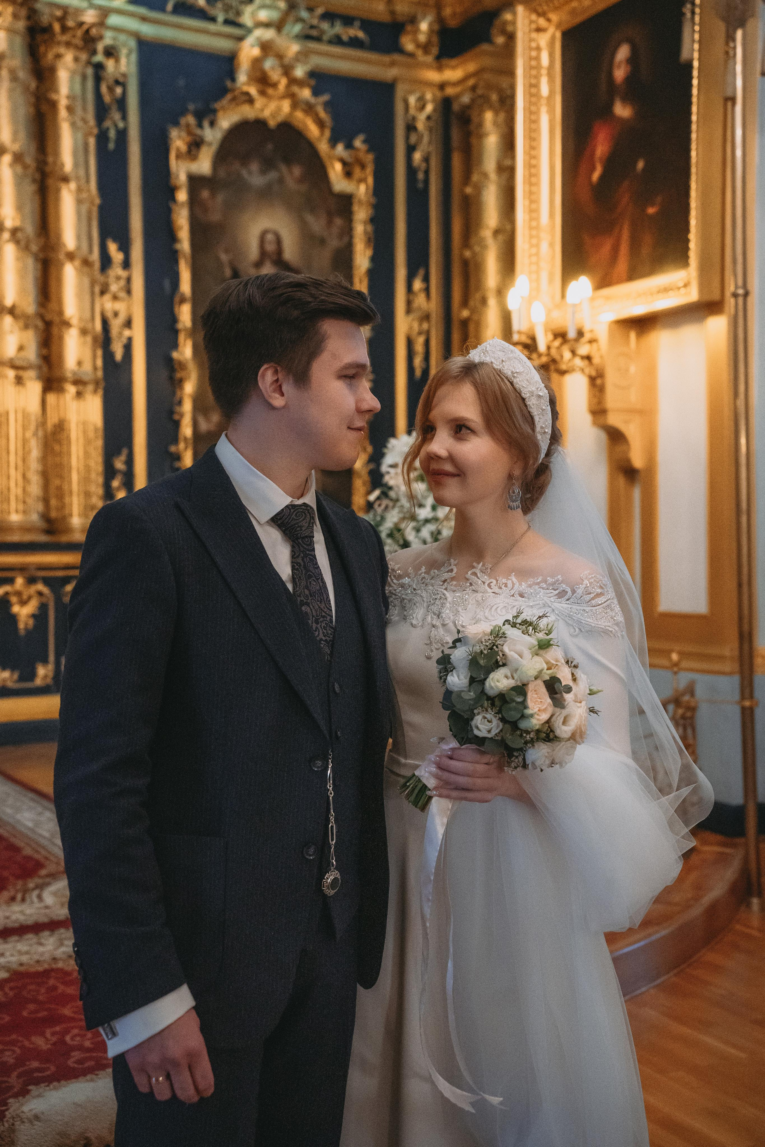 Венчание в Николо-Богоявленский Морском соборе в Санкт Петербурге