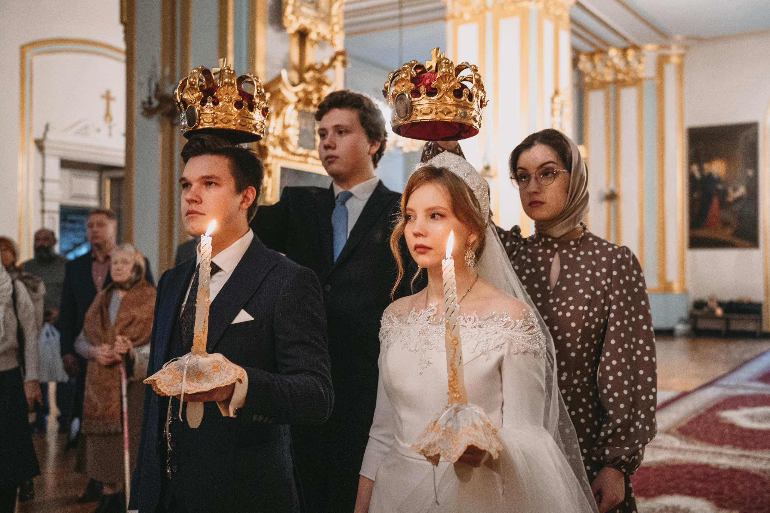 Венчание в Николо-Богоявленский Морском соборе в Санкт Петербурге