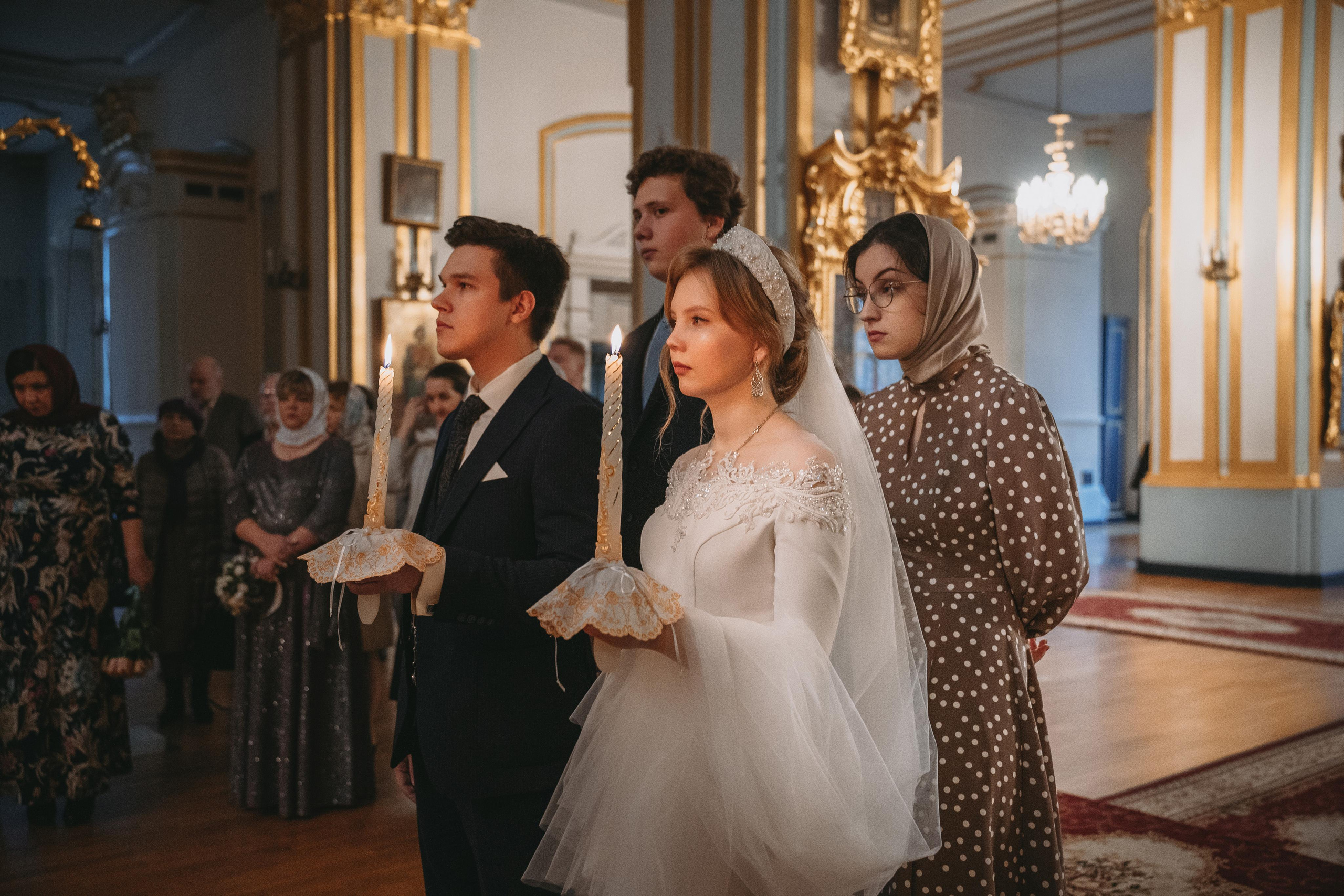 Венчание в Николо-Богоявленский Морском соборе в Санкт Петербурге