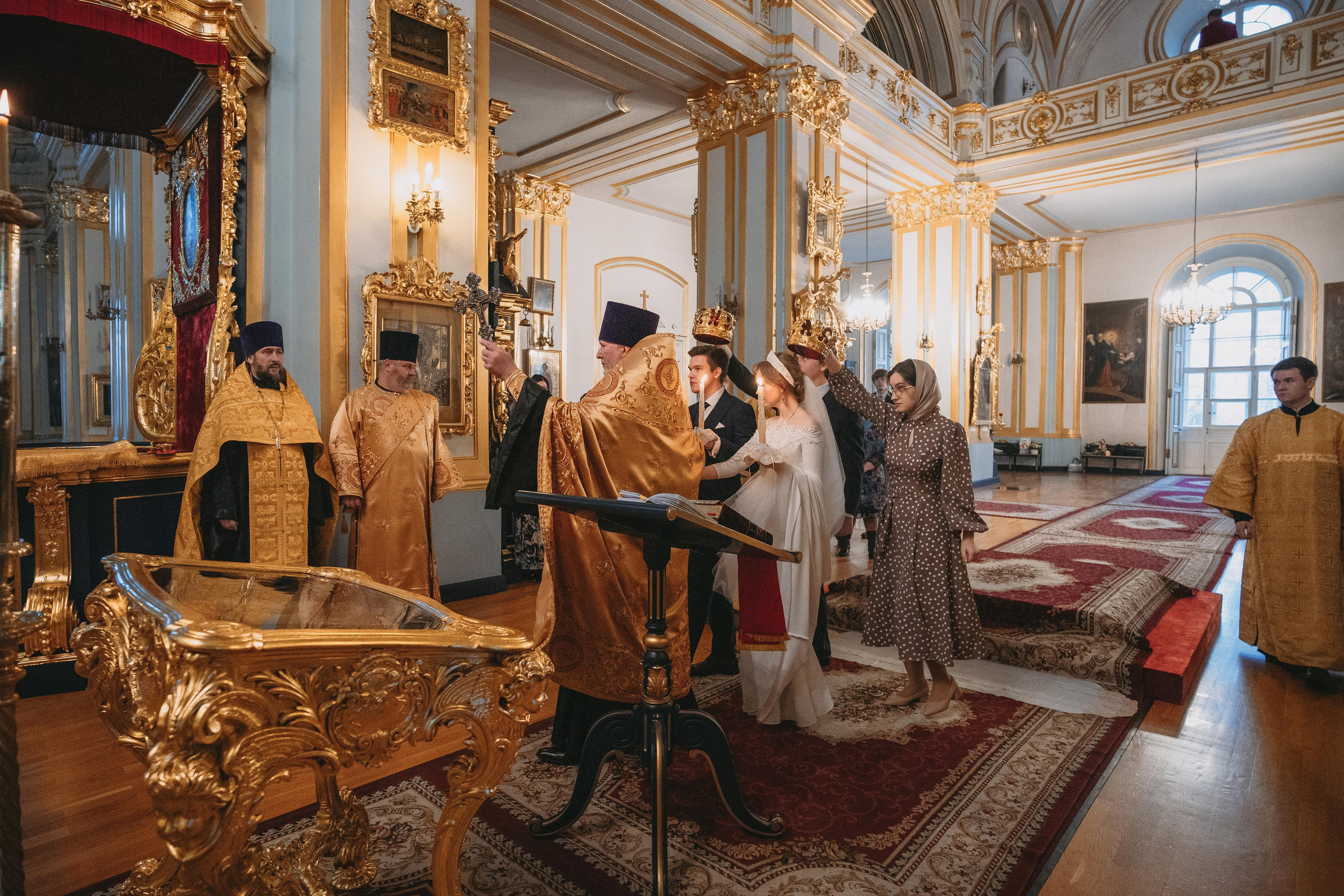 Венчание в Николо-Богоявленский Морском соборе в Санкт Петербурге