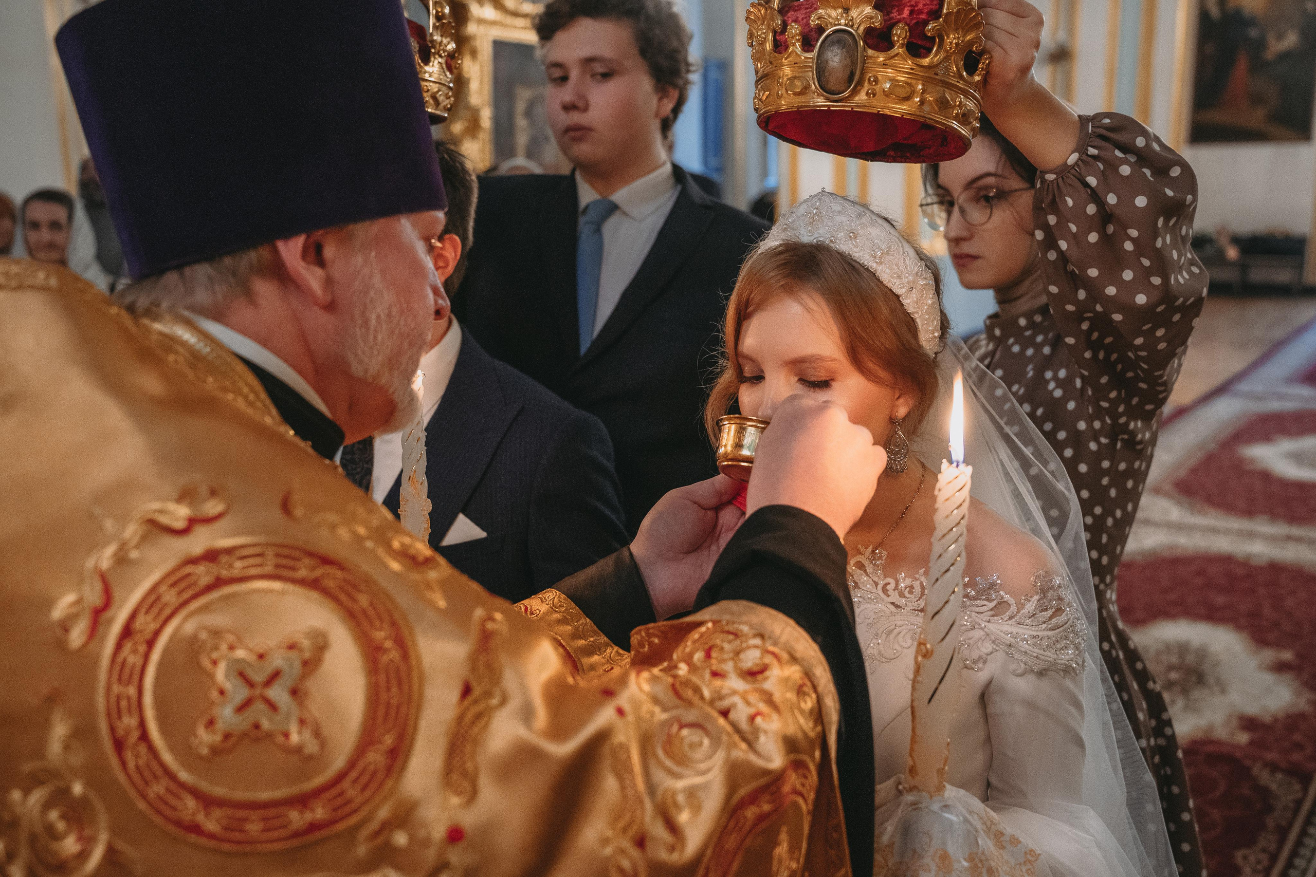 Венчание в Николо-Богоявленский Морском соборе в Санкт Петербурге