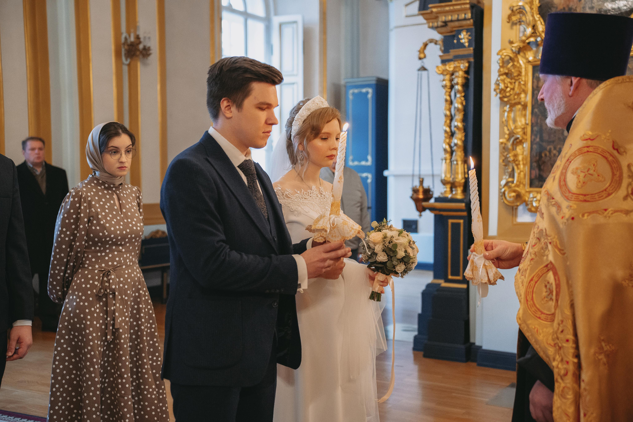 Венчание в Николо-Богоявленский Морском соборе в Санкт Петербурге
