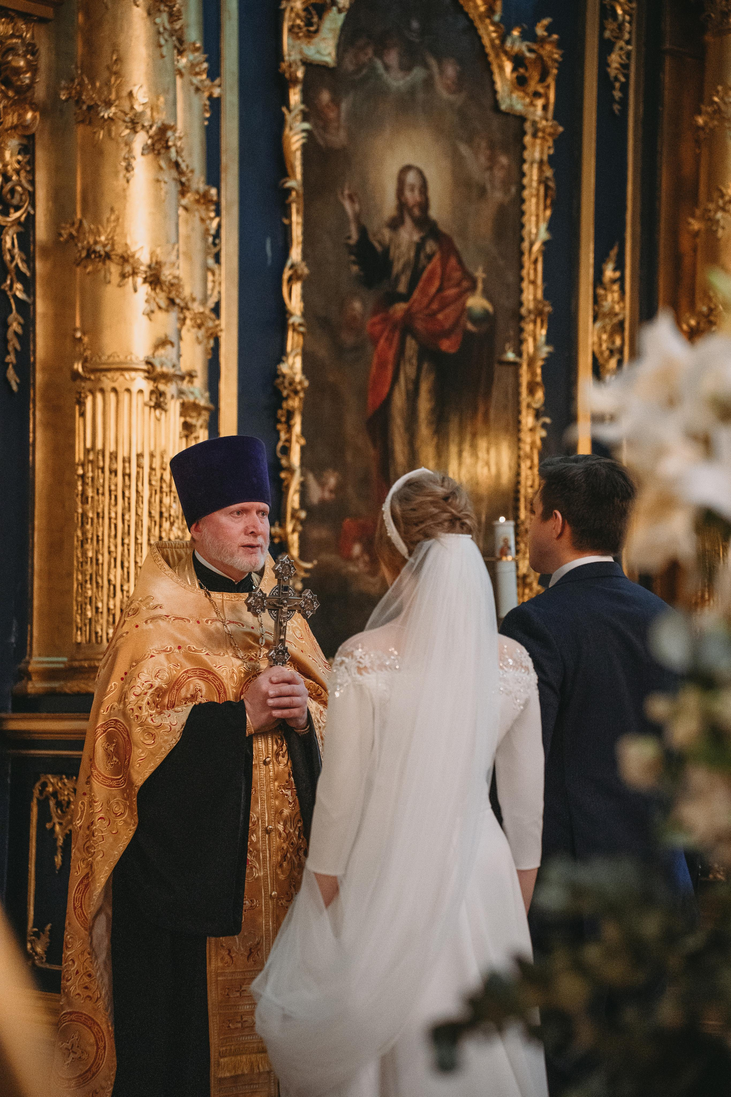 Венчание в Николо-Богоявленский Морском соборе в Санкт Петербурге