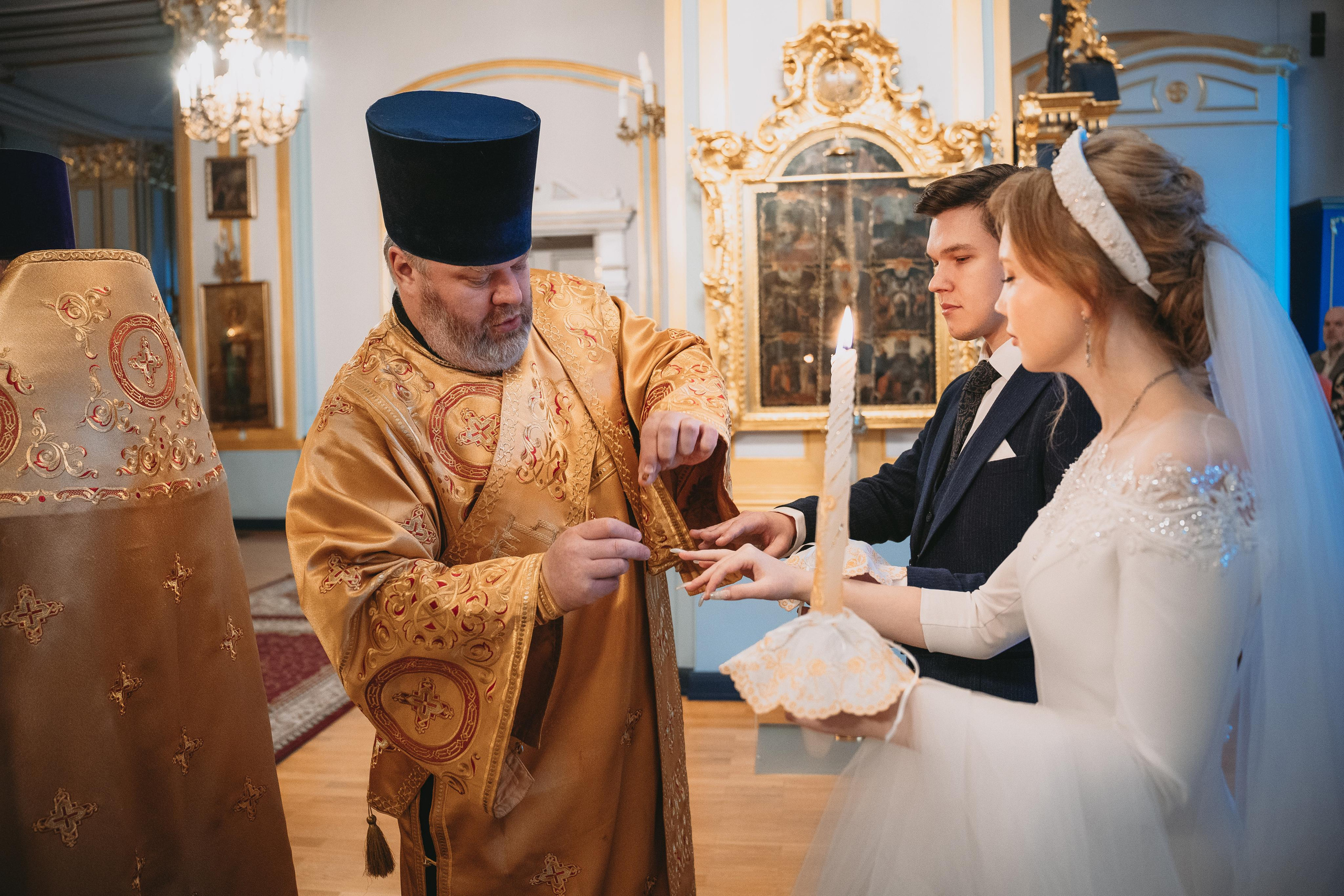 Венчание в Николо-Богоявленский Морском соборе в Санкт Петербурге