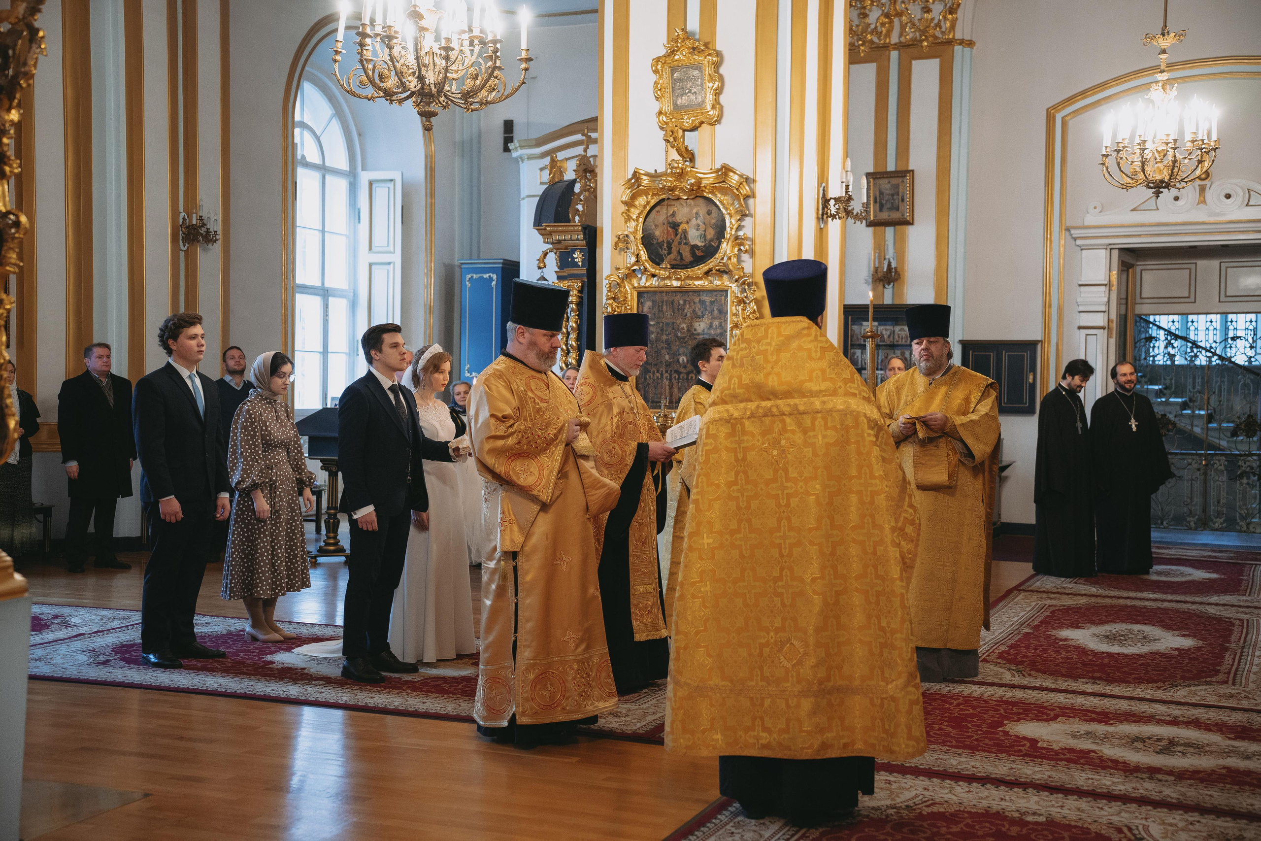 Венчание в Николо-Богоявленский Морском соборе в Санкт Петербурге