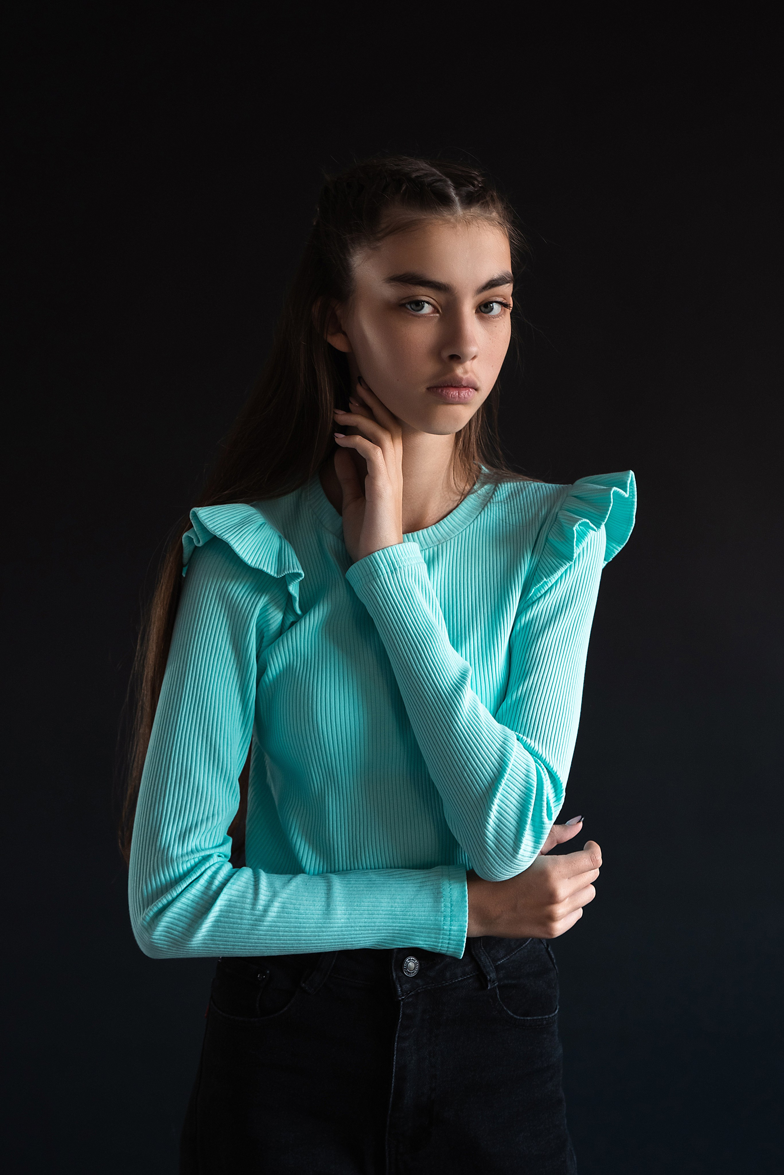 Съёмка для модельного агентства. Предметный и портретный фотограф в Туле. Юлия Даниленко