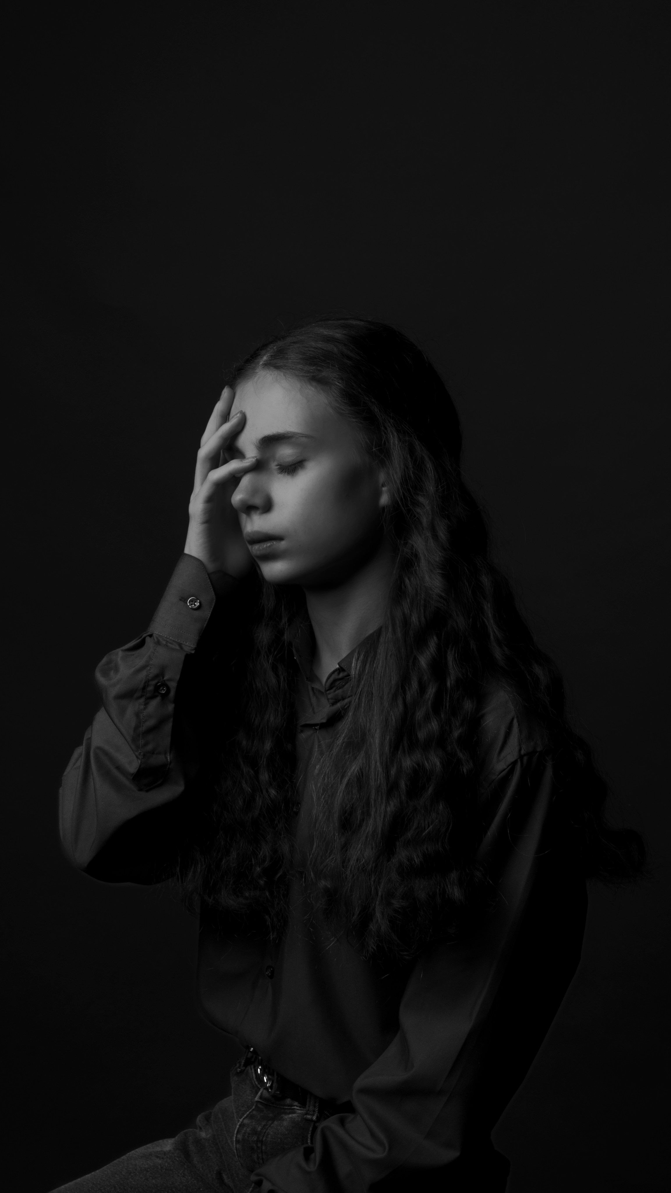 Студийная ч/б. Портретный фотограф в Санкт-Петербурге Максим Чуликов