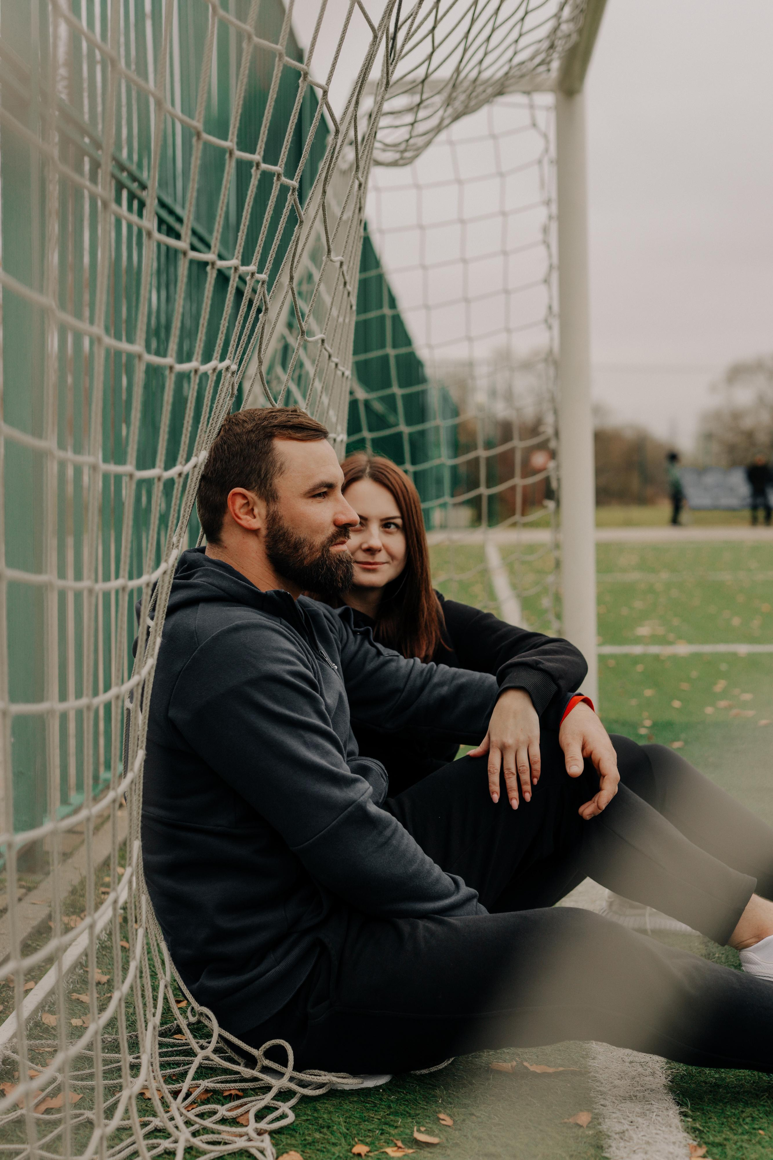 На футбольном поле. Варвара Синицына: семейный фотограф в Москве
