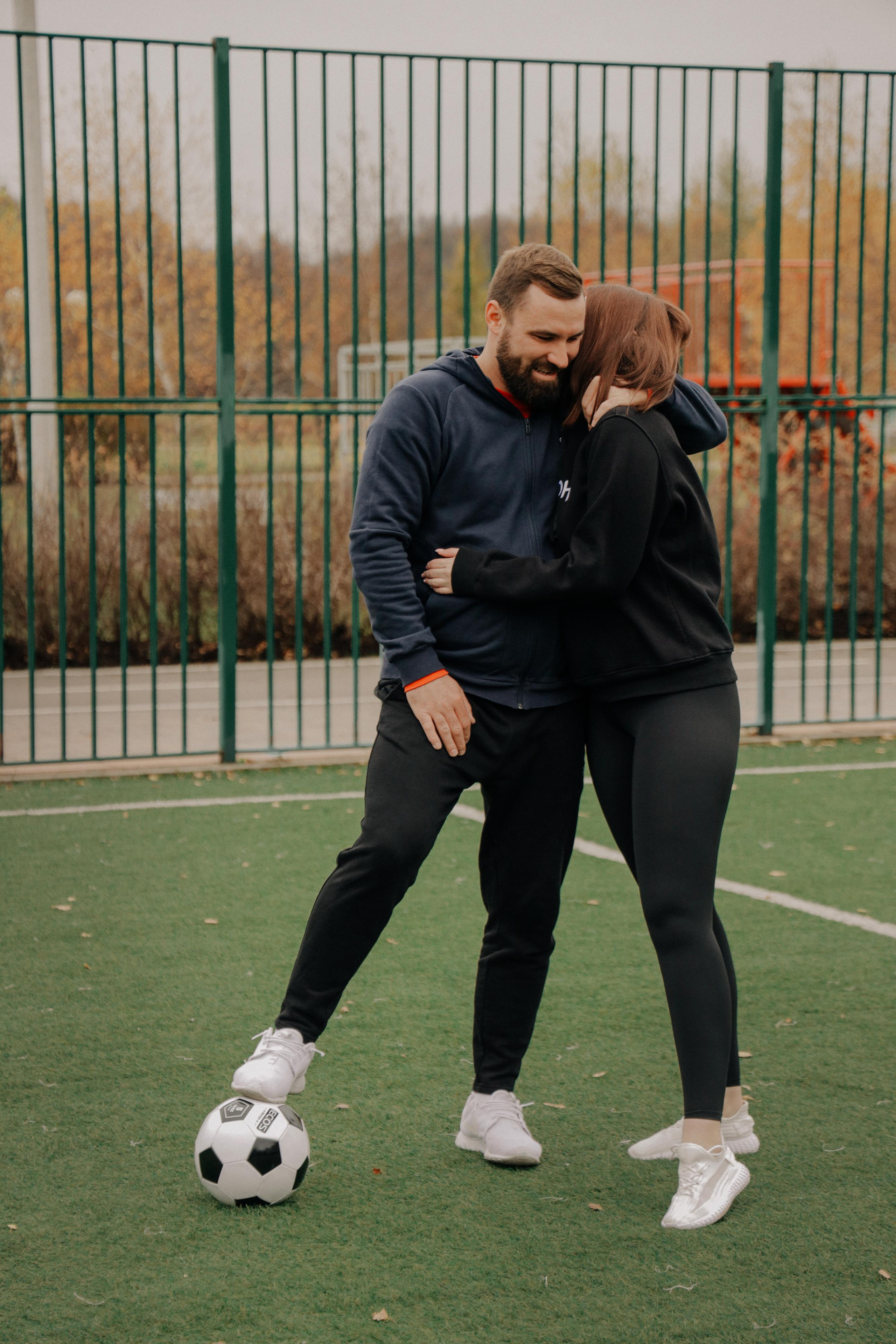 На футбольном поле. Варвара Синицына: семейный фотограф в Москве