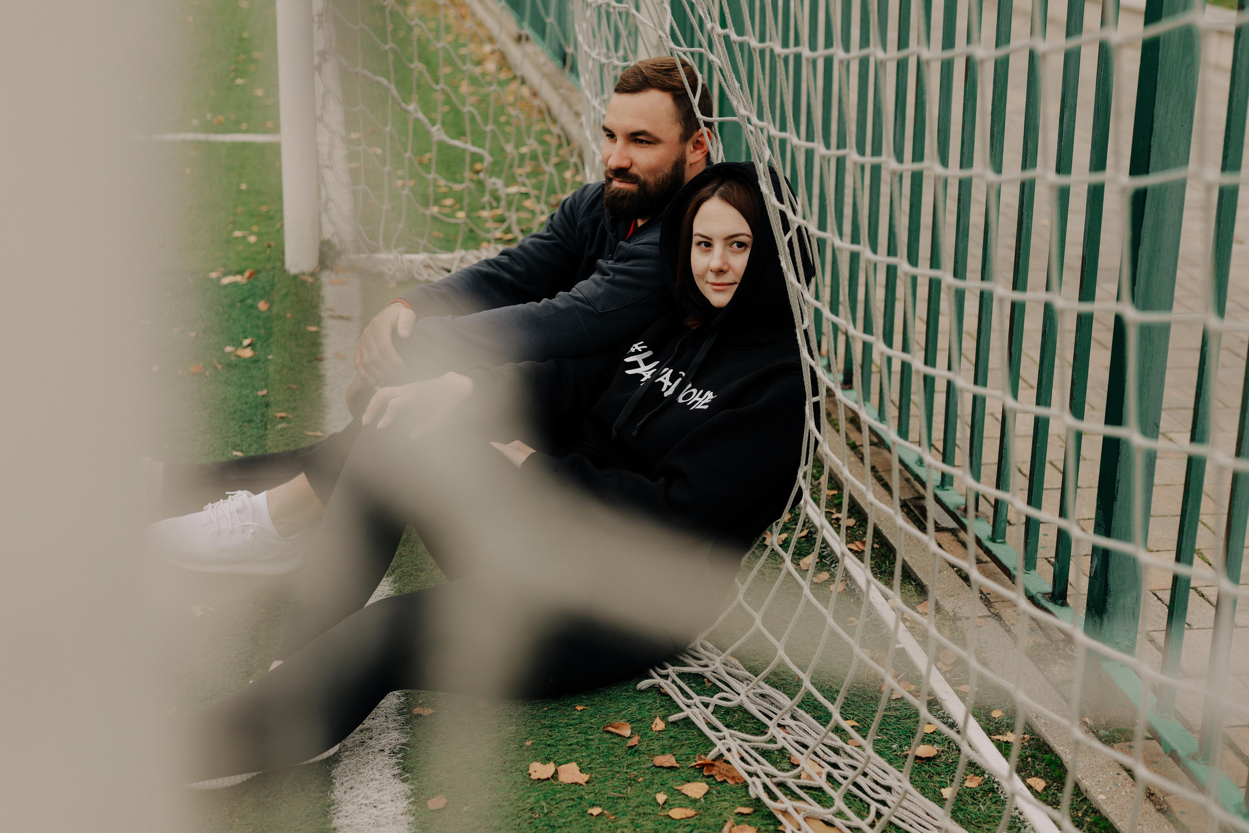 На футбольном поле. Варвара Синицына: семейный фотограф в Москве