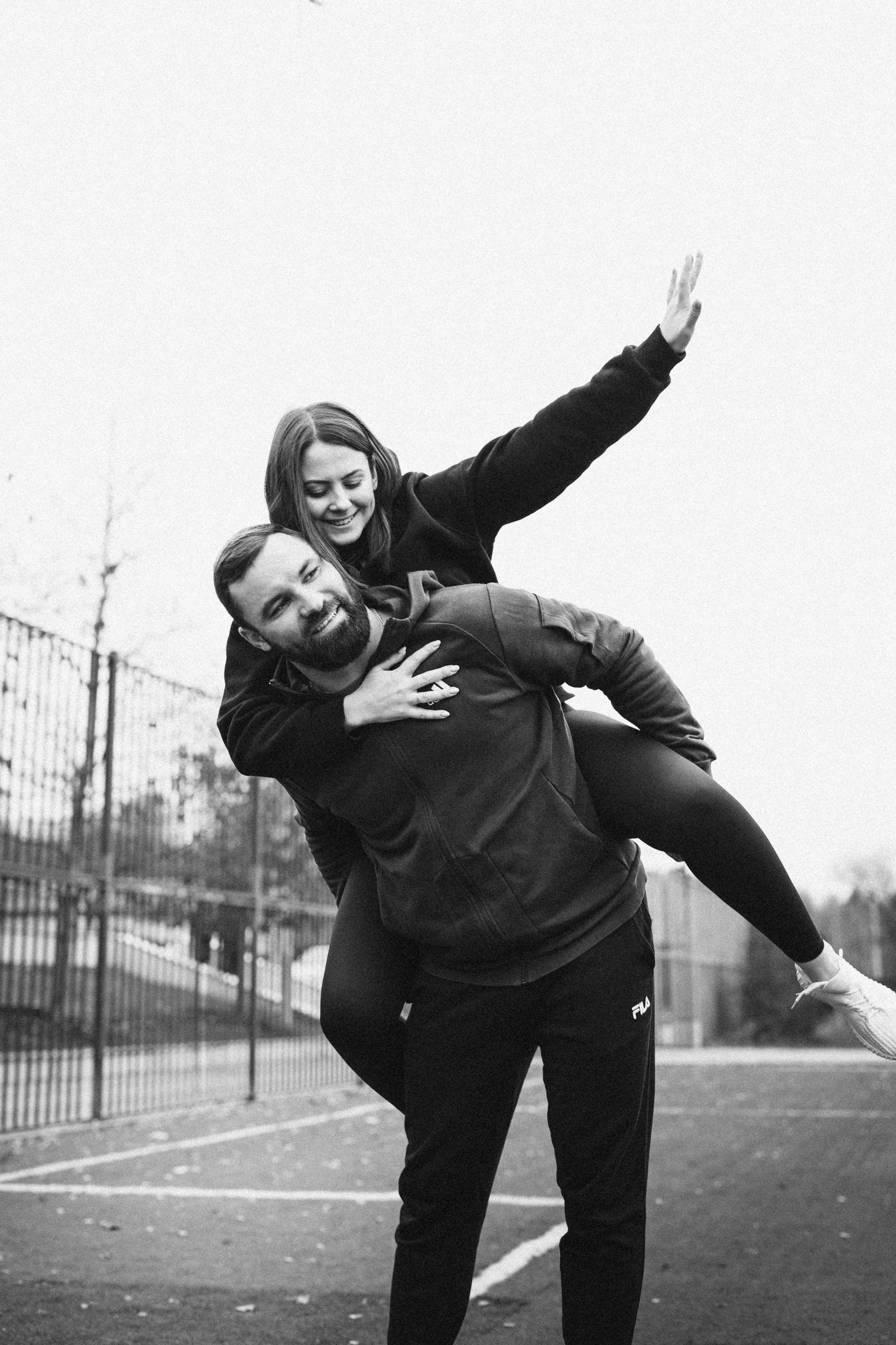 На футбольном поле. Варвара Синицына: семейный фотограф в Москве