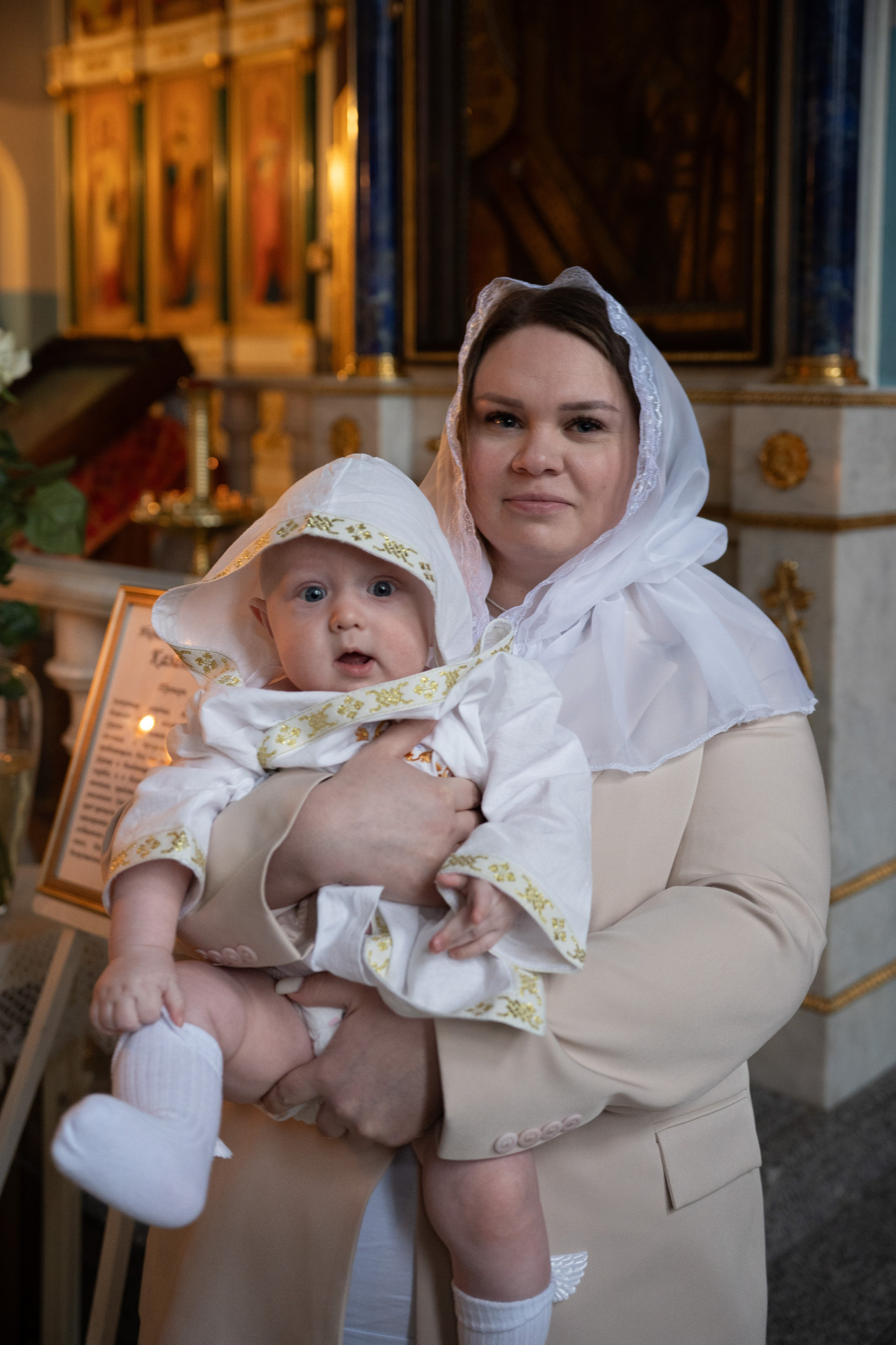 Крещение для Александры. Студийный и портретный фотограф в САНКТ-ПЕТЕРБУРГЕИрина Махаон