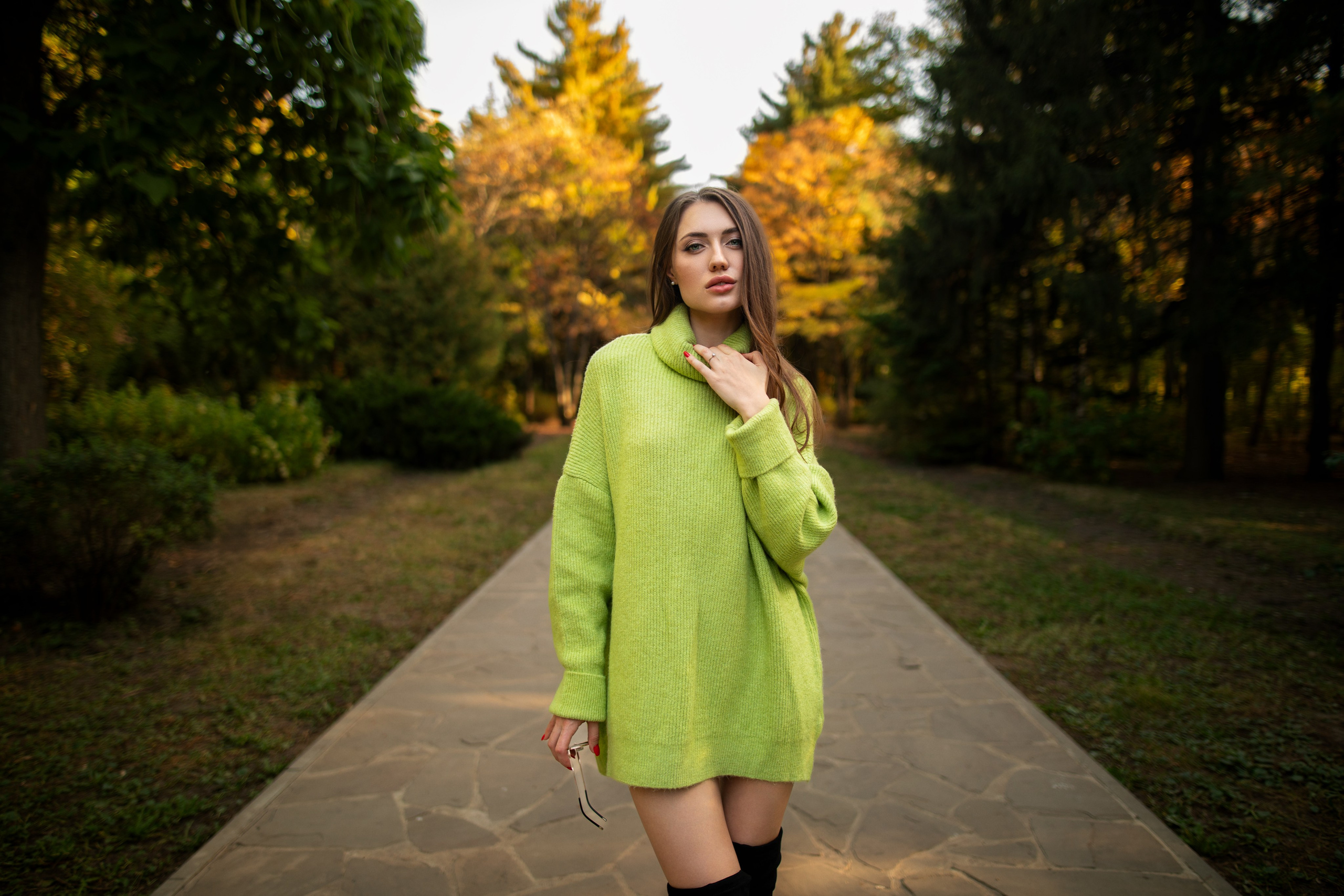 Осенняя съемка с Анастасией в парке в формате для «себя»