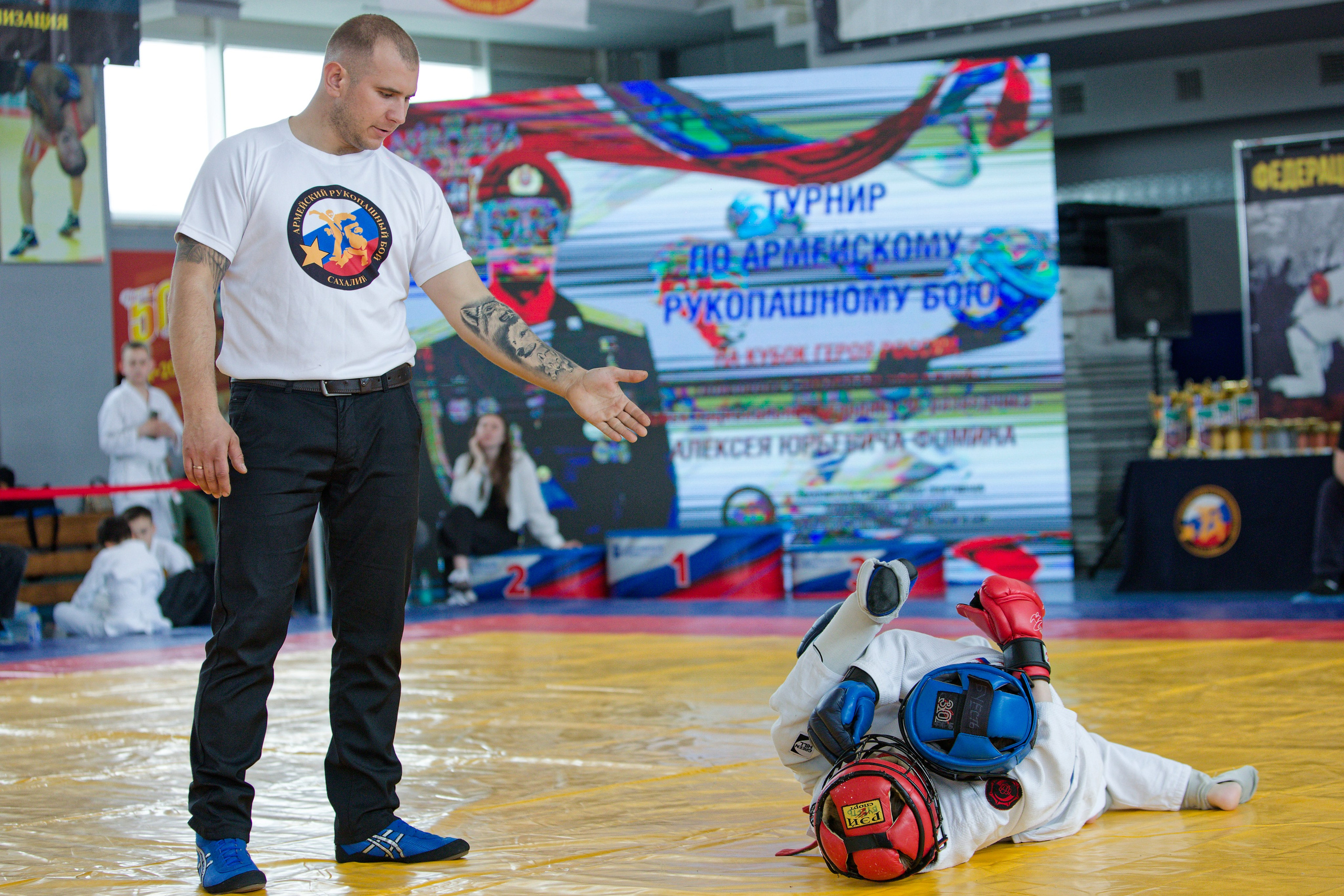 Турнир по армейскому рукопашному бою на кубок Героя России А. Ю. Фомина. Кутузов Евгений Фотограф в Южно-Сахалинске