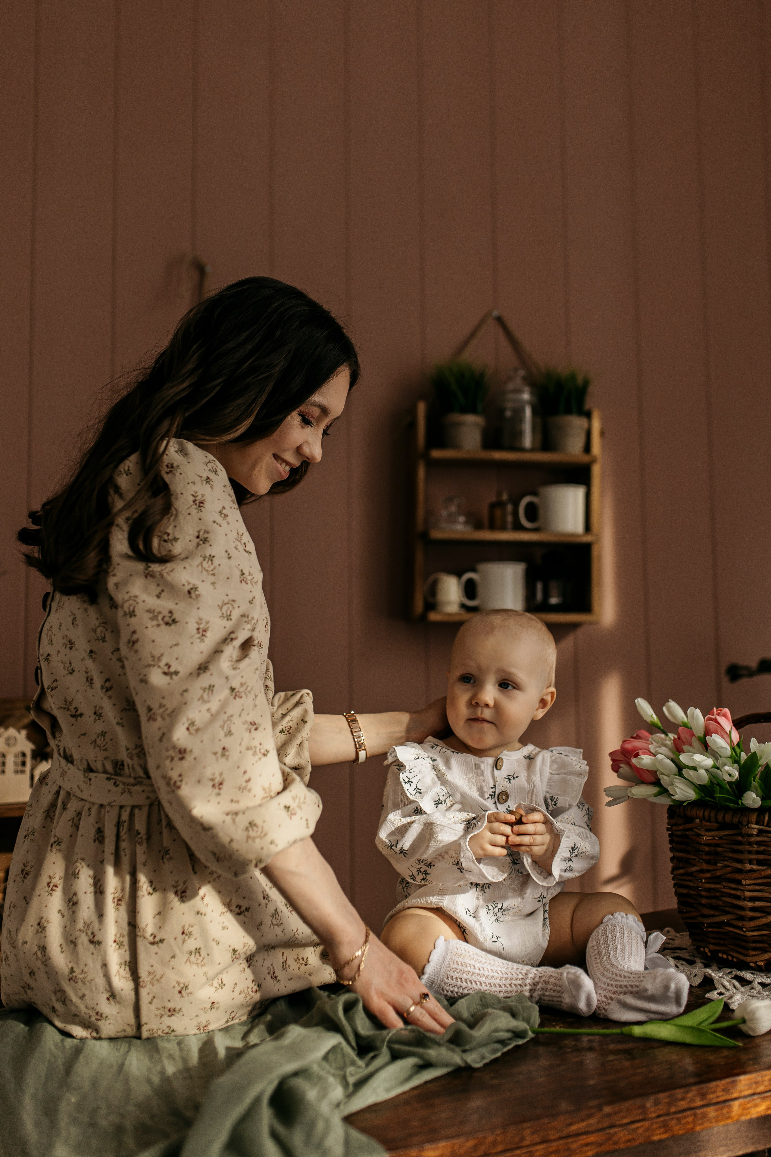 Сьемка годика для Анечки. Семейный и детский фотограф в Рязани Васюгова Мария