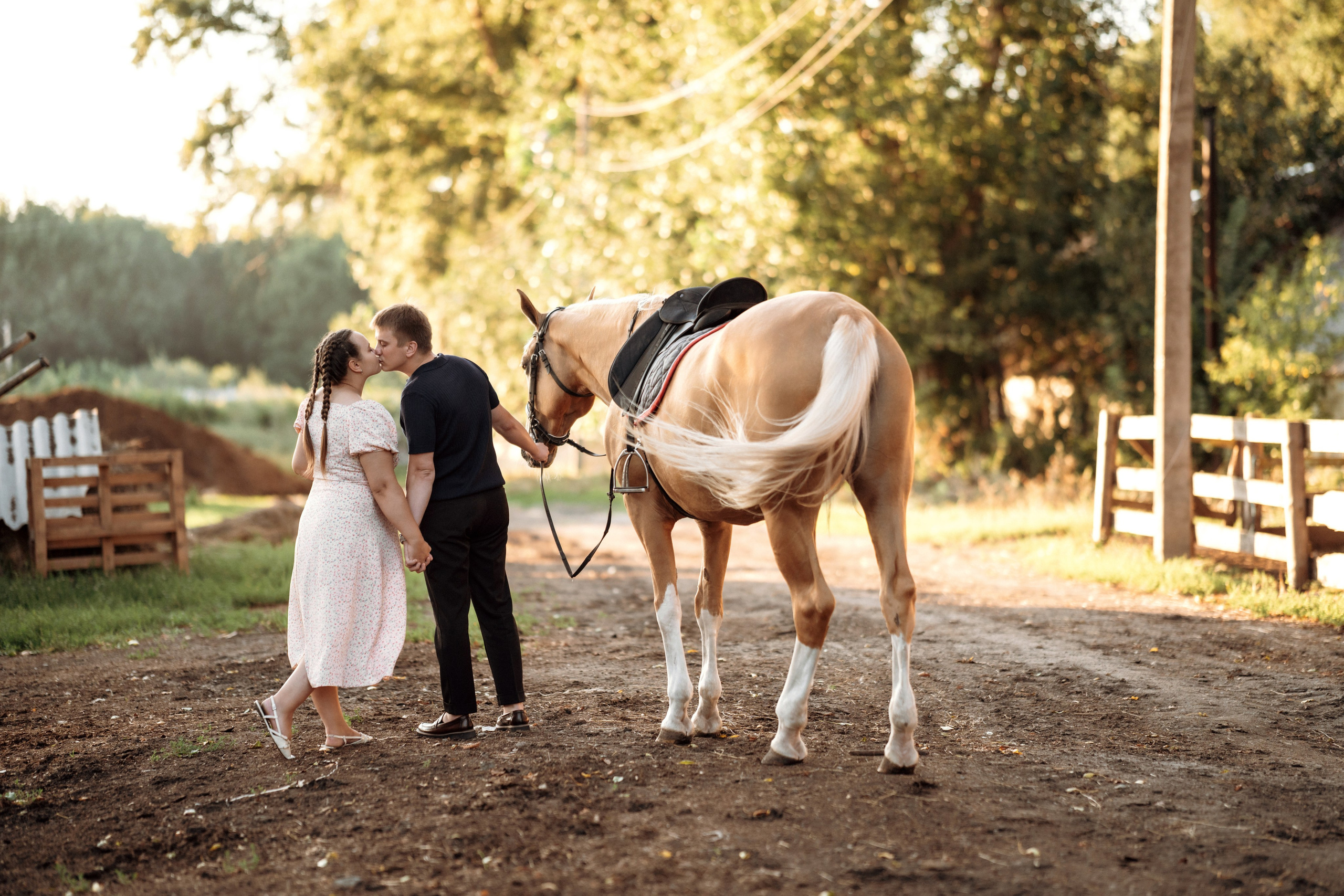 Фотосесиия с лошадью. Семейный и свадебный фотограф в Ульяновске Арина Авдеева
